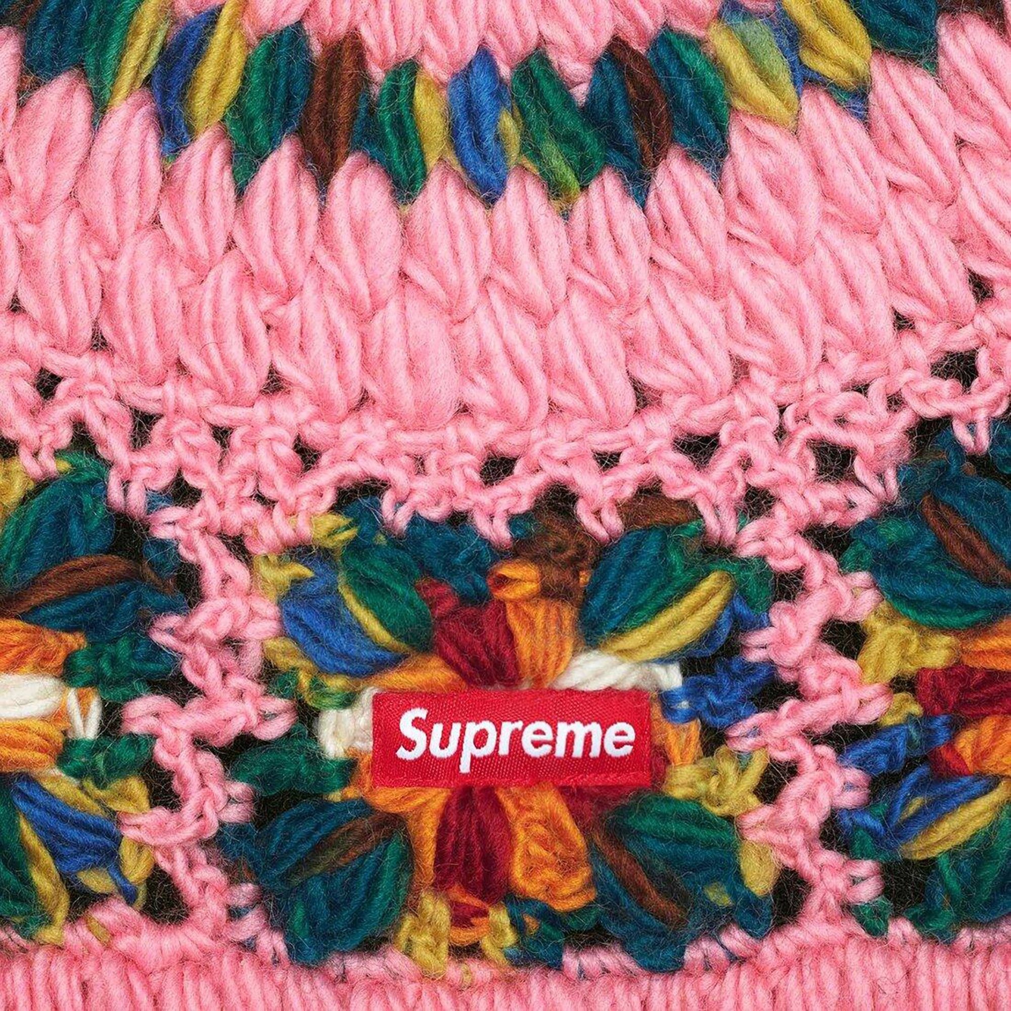 Supreme Crochet Beanie 'Pink' - 2