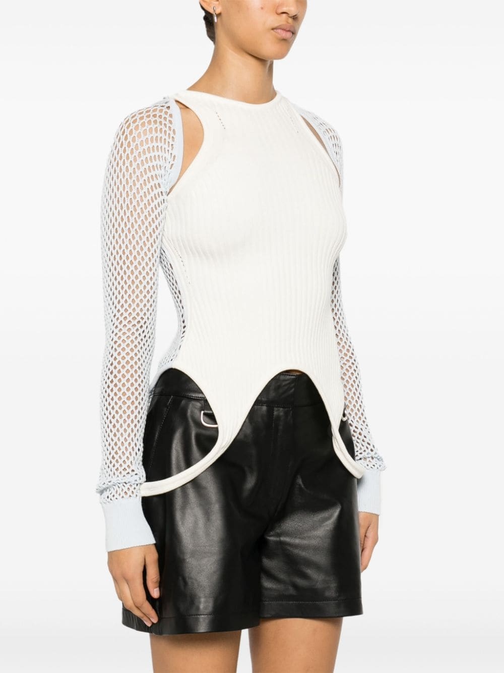 Racerback panelled top - 3
