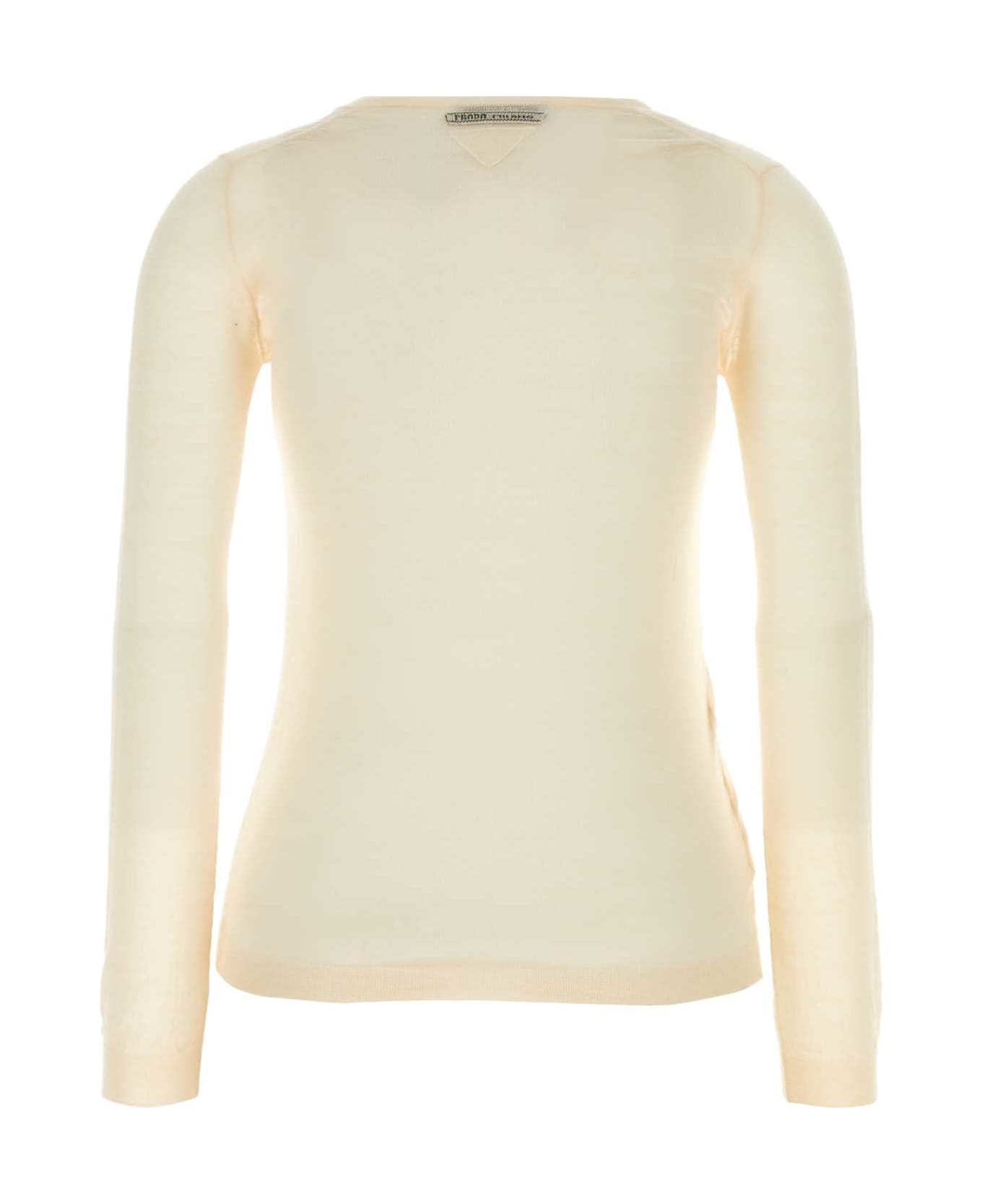 Skin Pink Cashmere Blend Sweater - 2