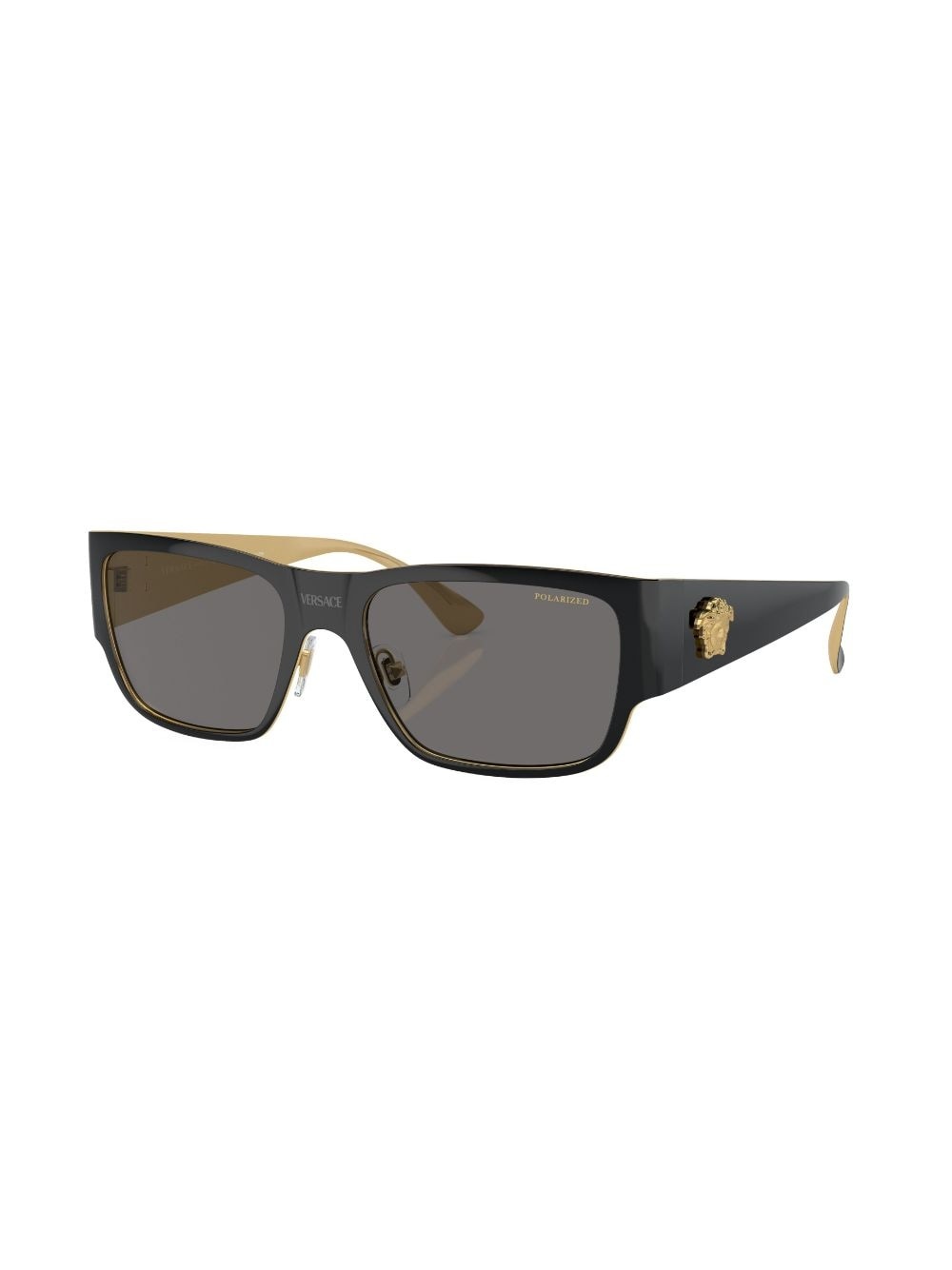 logo-plaque tinted sunglasses - 2