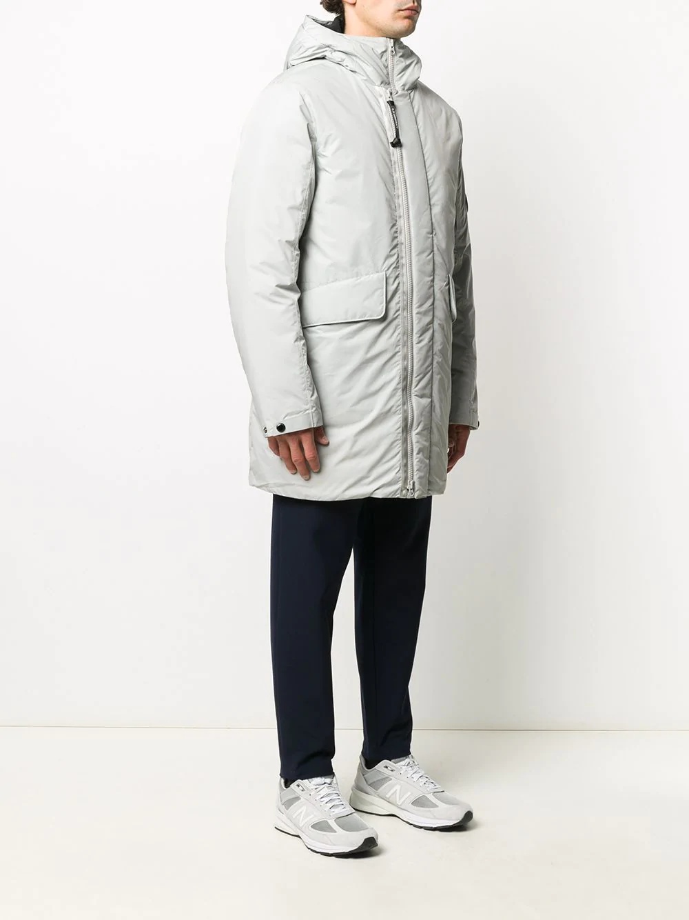 hooded parka coat - 3