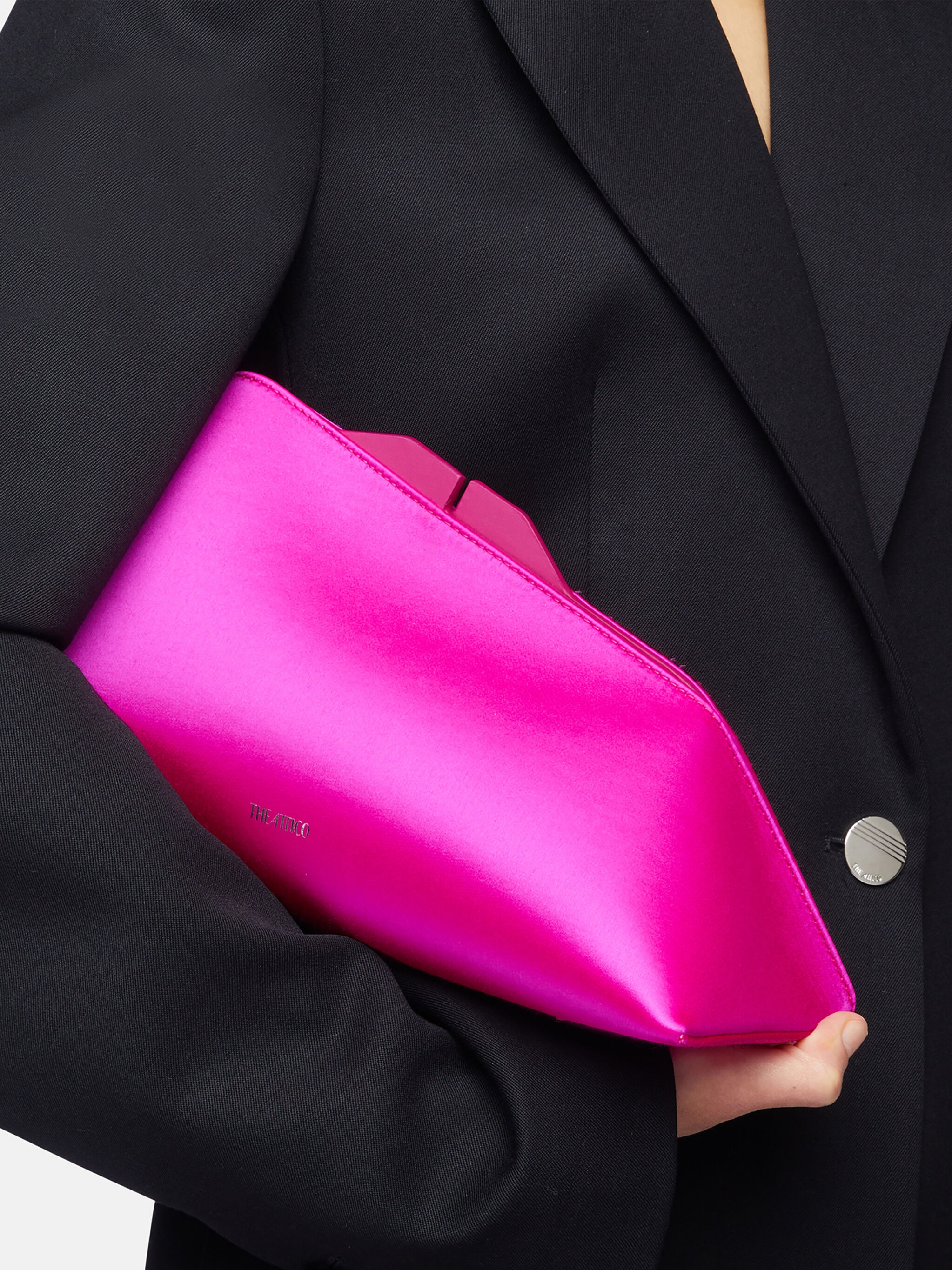 ''8.30PM'' FUCHSIA OVERSIZED CLUTCH - 2