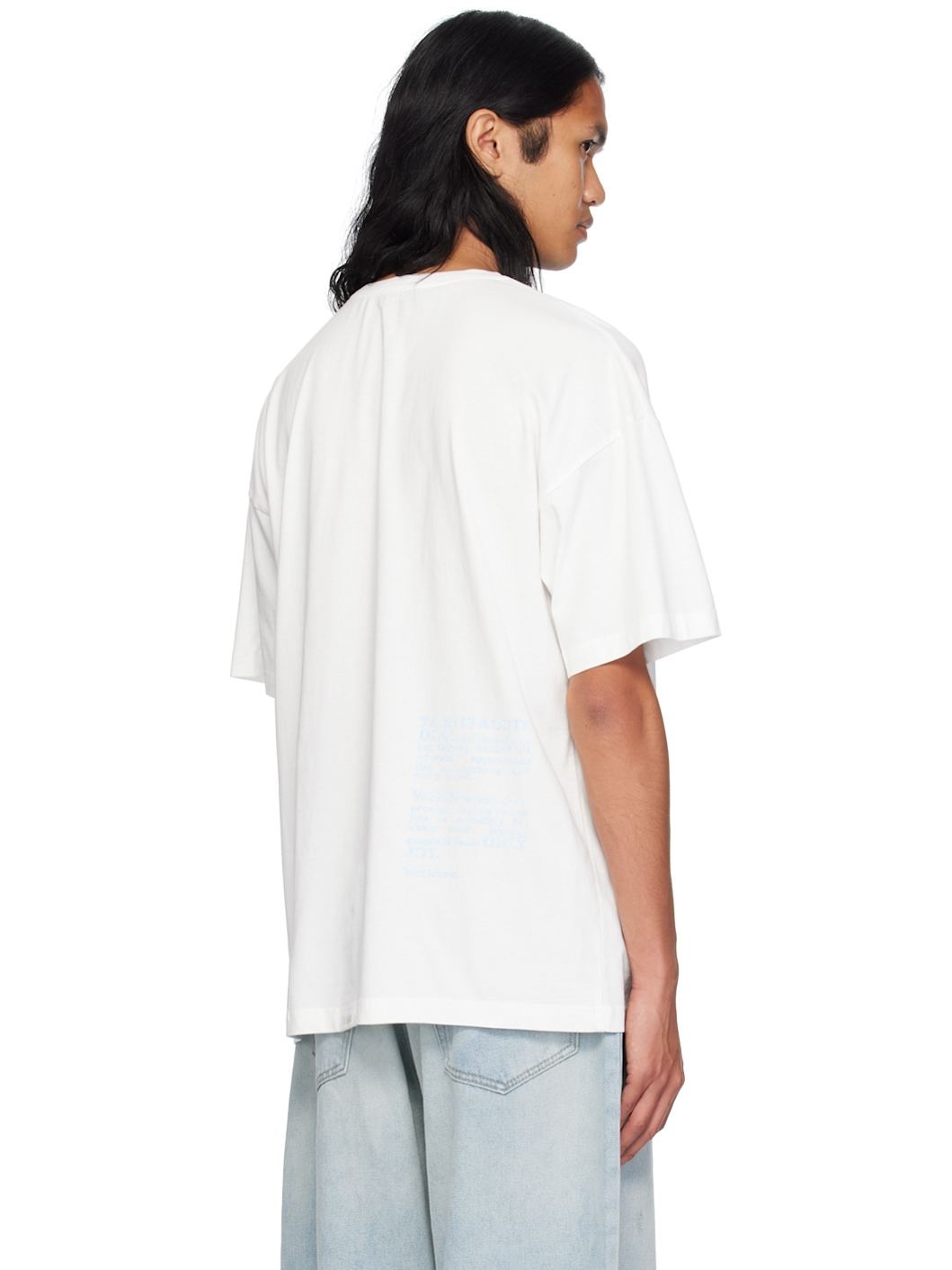 White Lettering T-Shirt - 3