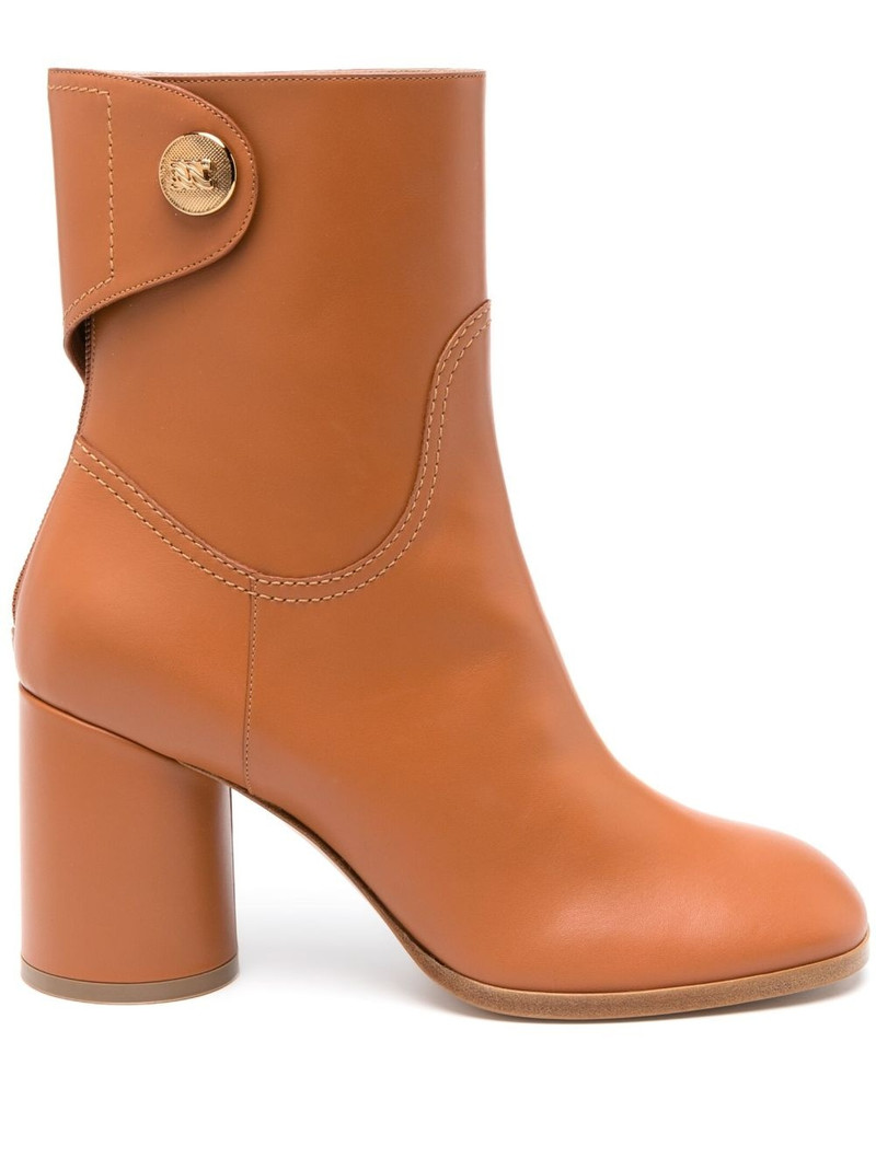 Cleo 80mm leather boots 1