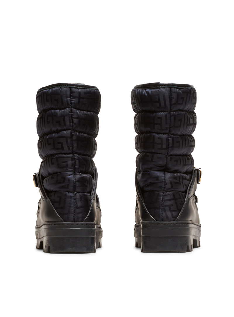Rossignol Capsule - Balmain monogram nylon après-ski boots 4