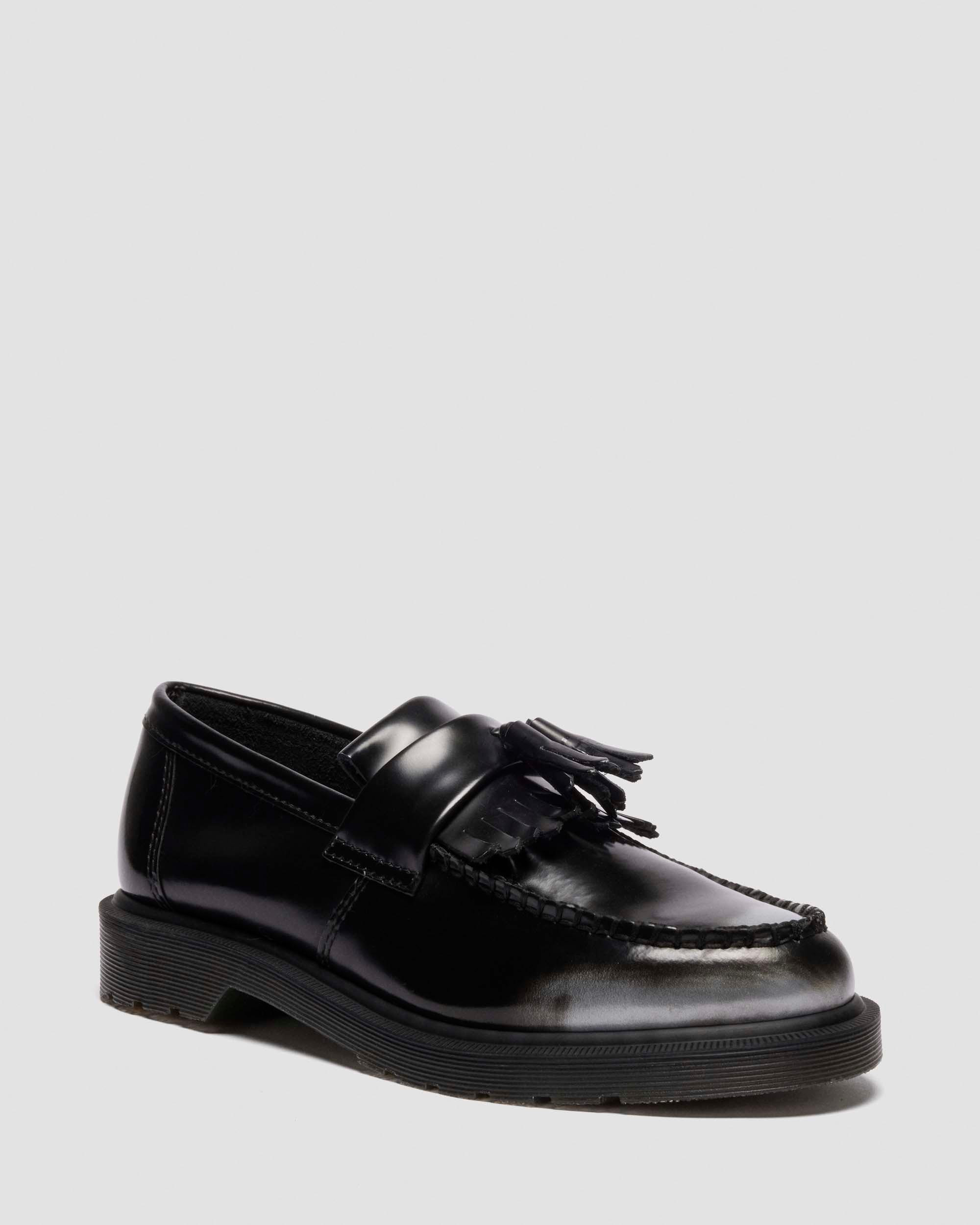 Adrian Arcadia Rub Off Leather Tassel Loafers - 5