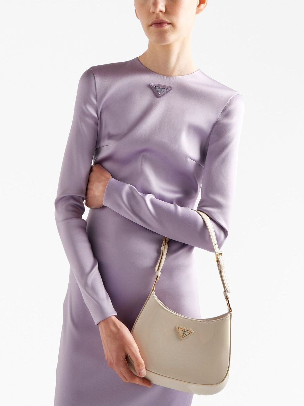 Cleo patent-leather shoulder bag - 8