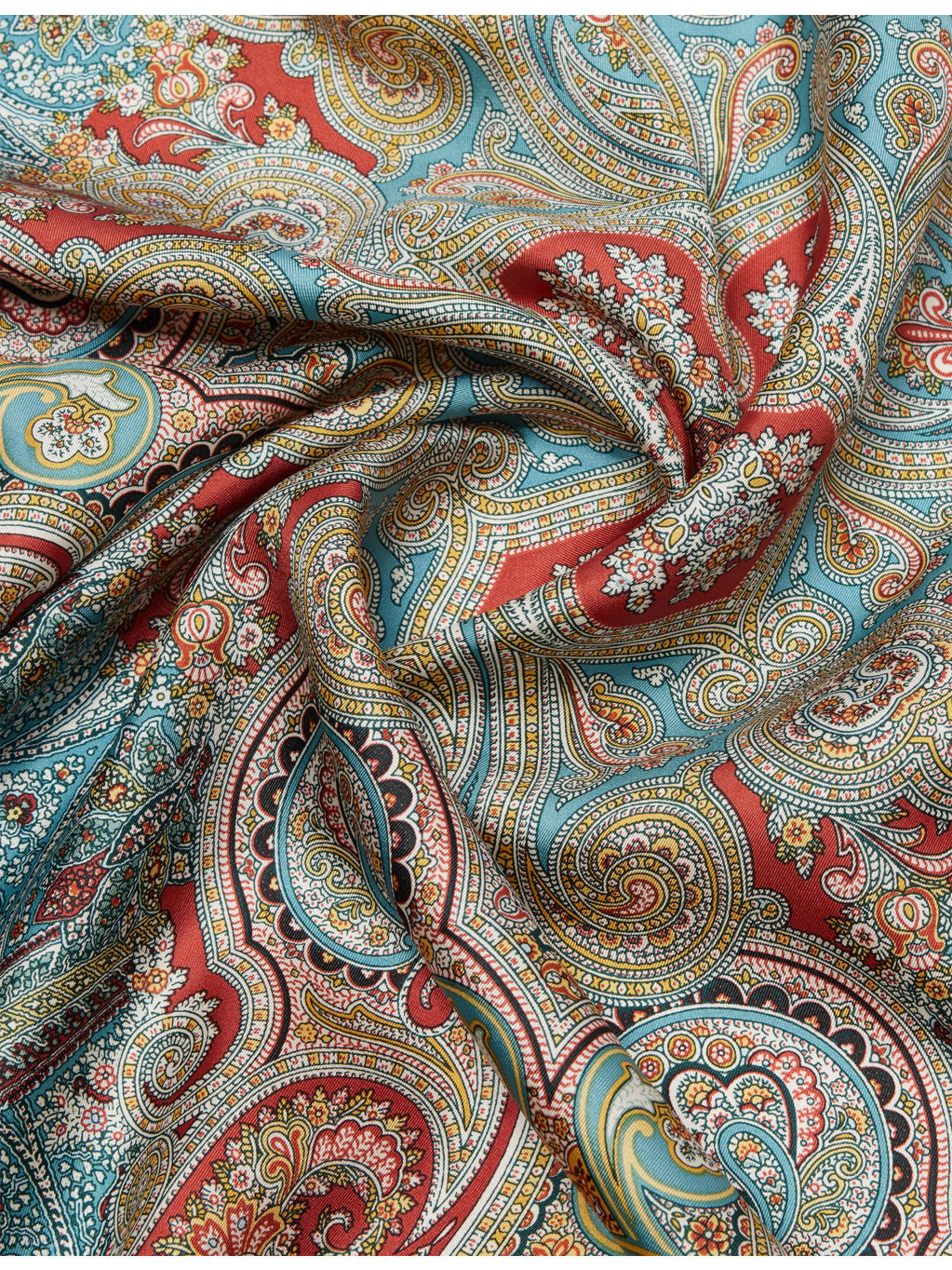 Printed Square Silk Scarf - 2