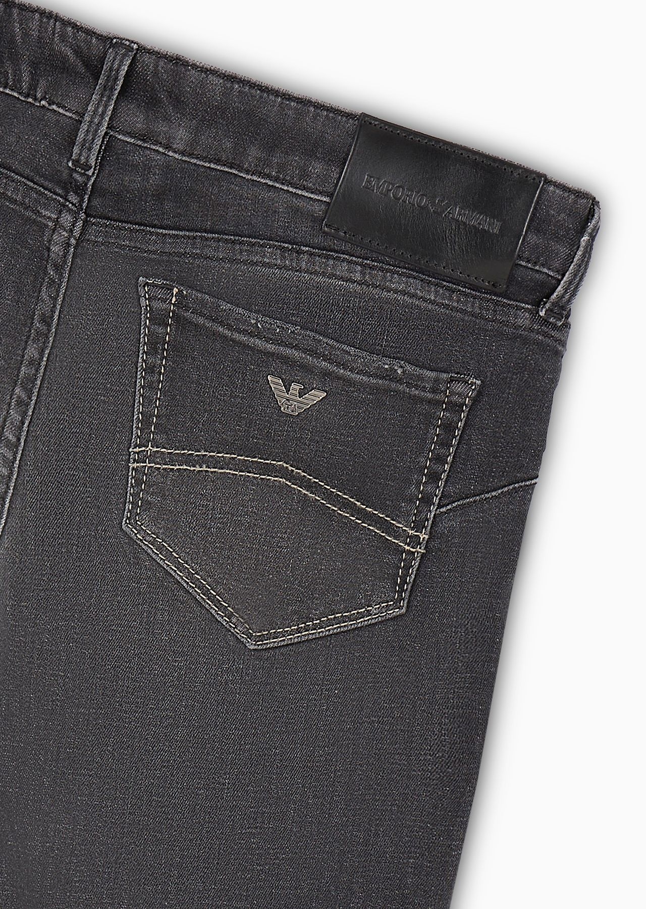 J23 Mid-rise, super-skinny jeans in a worn-look denim - 6