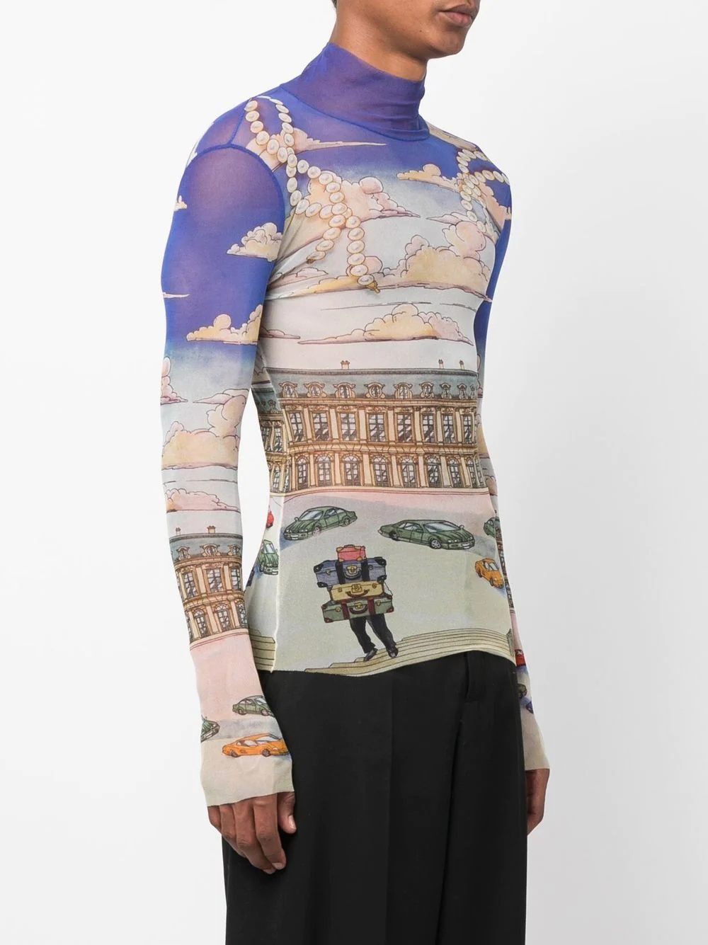 illustration-print top - 3