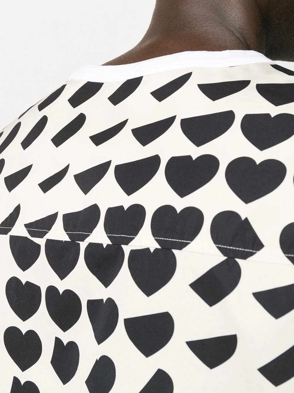 heart-print cotton T-shirt - 5