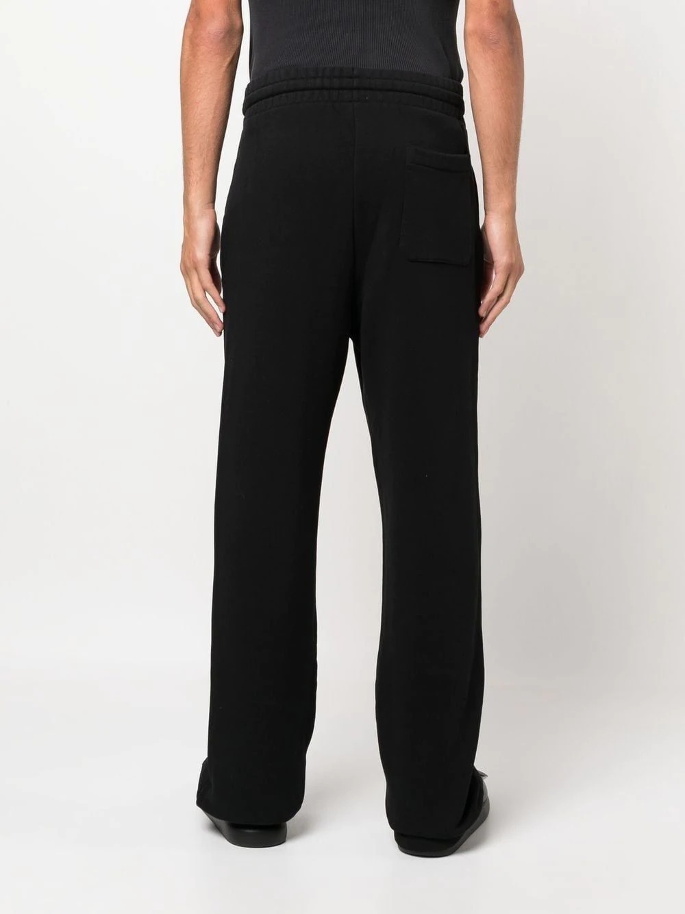 wide-leg organic-cotton track pants - 4