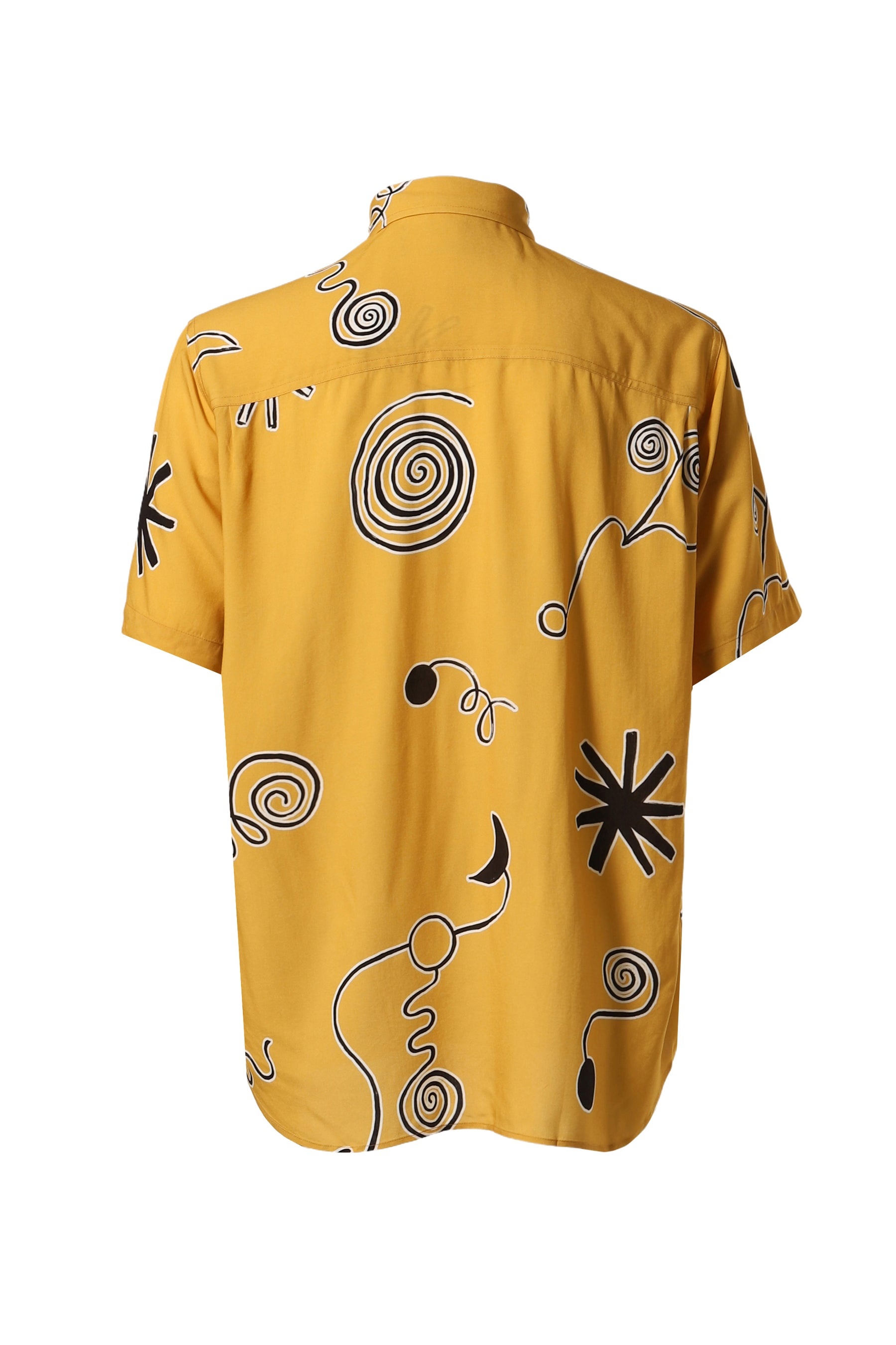 LA CHEMISE MELO / ARTY SPIRAL BLK/ORG - 2