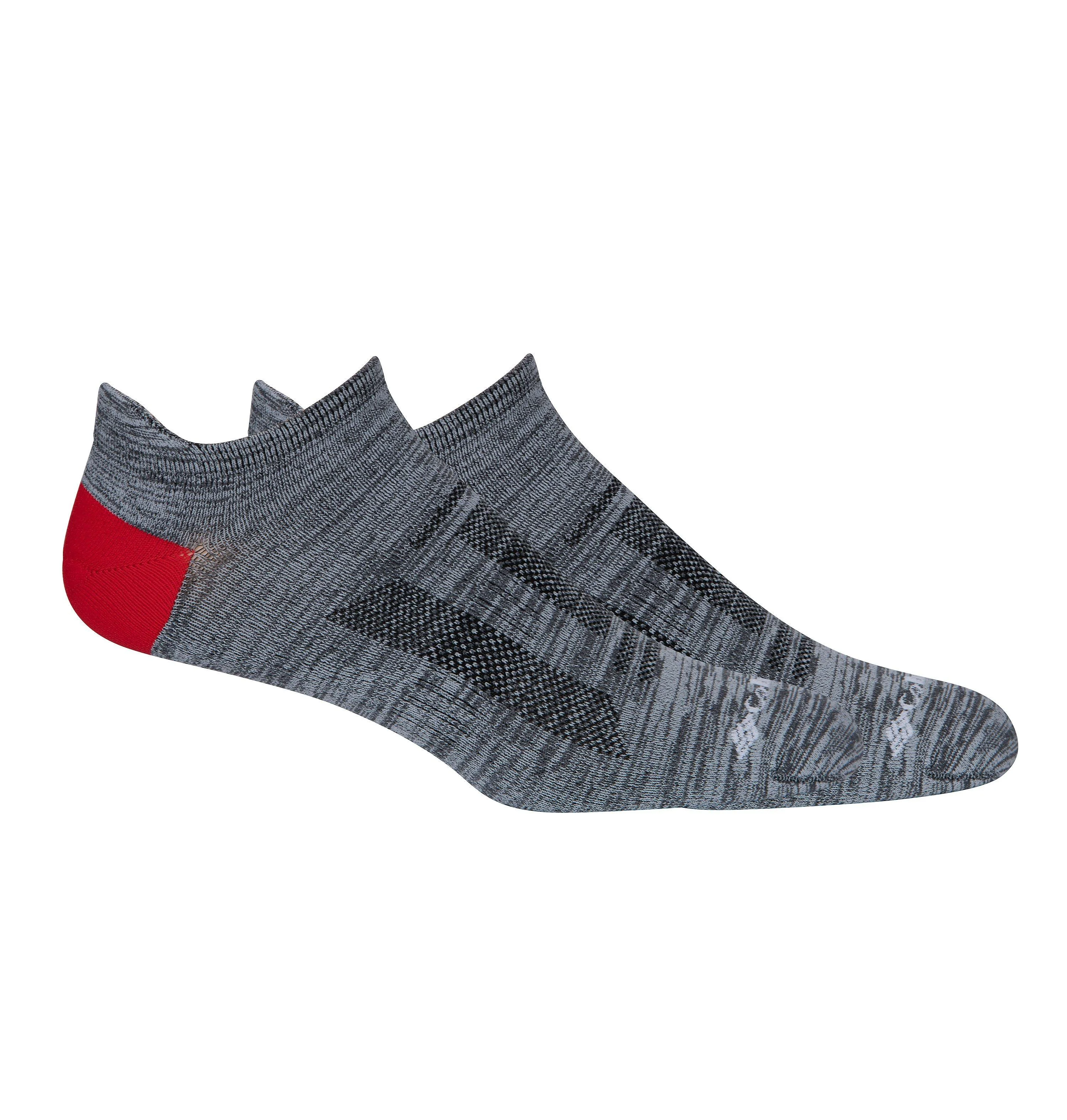 Men's Space Dye BRR No-Show Lightweight Socks - 2 Pack - 1