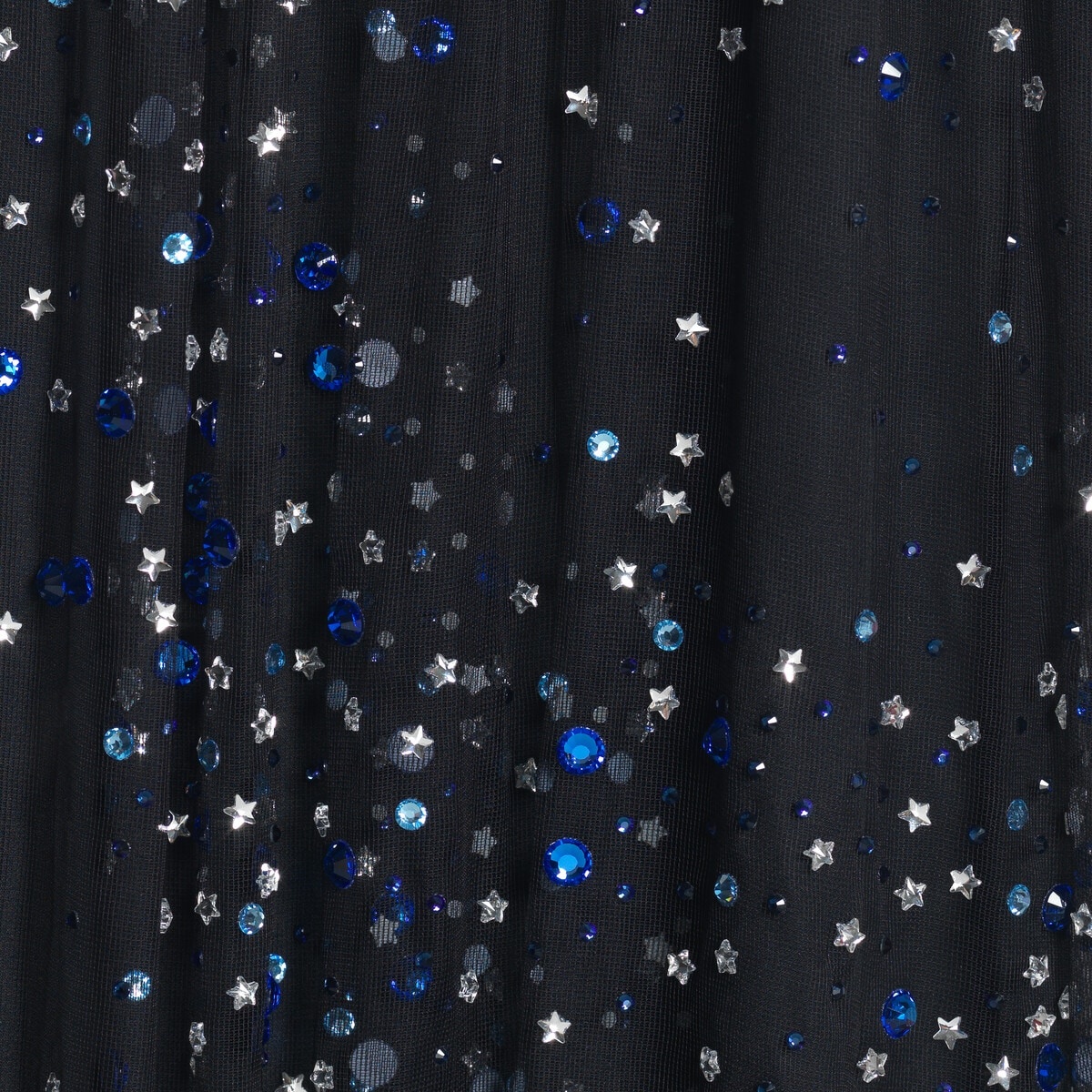 Silk gauze dress with sequins - 5