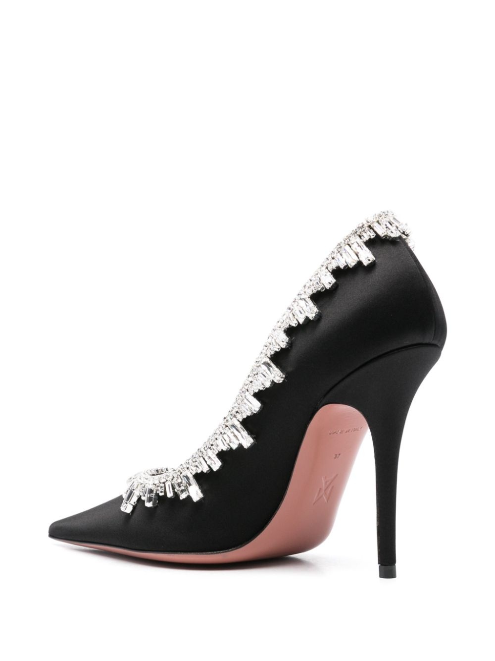 105mm crystal-embellished pumps - 3