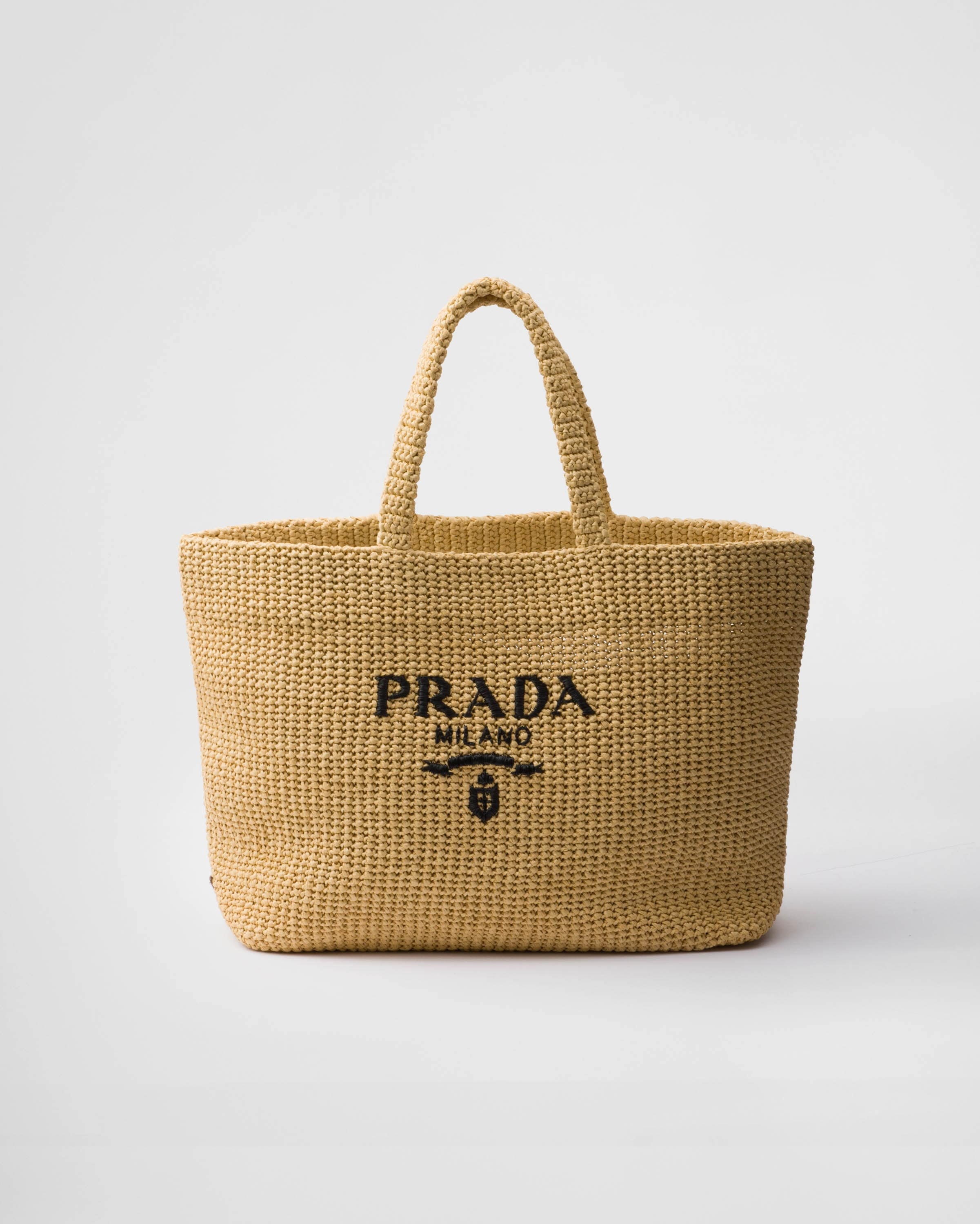 Woven fabric tote bag - 1