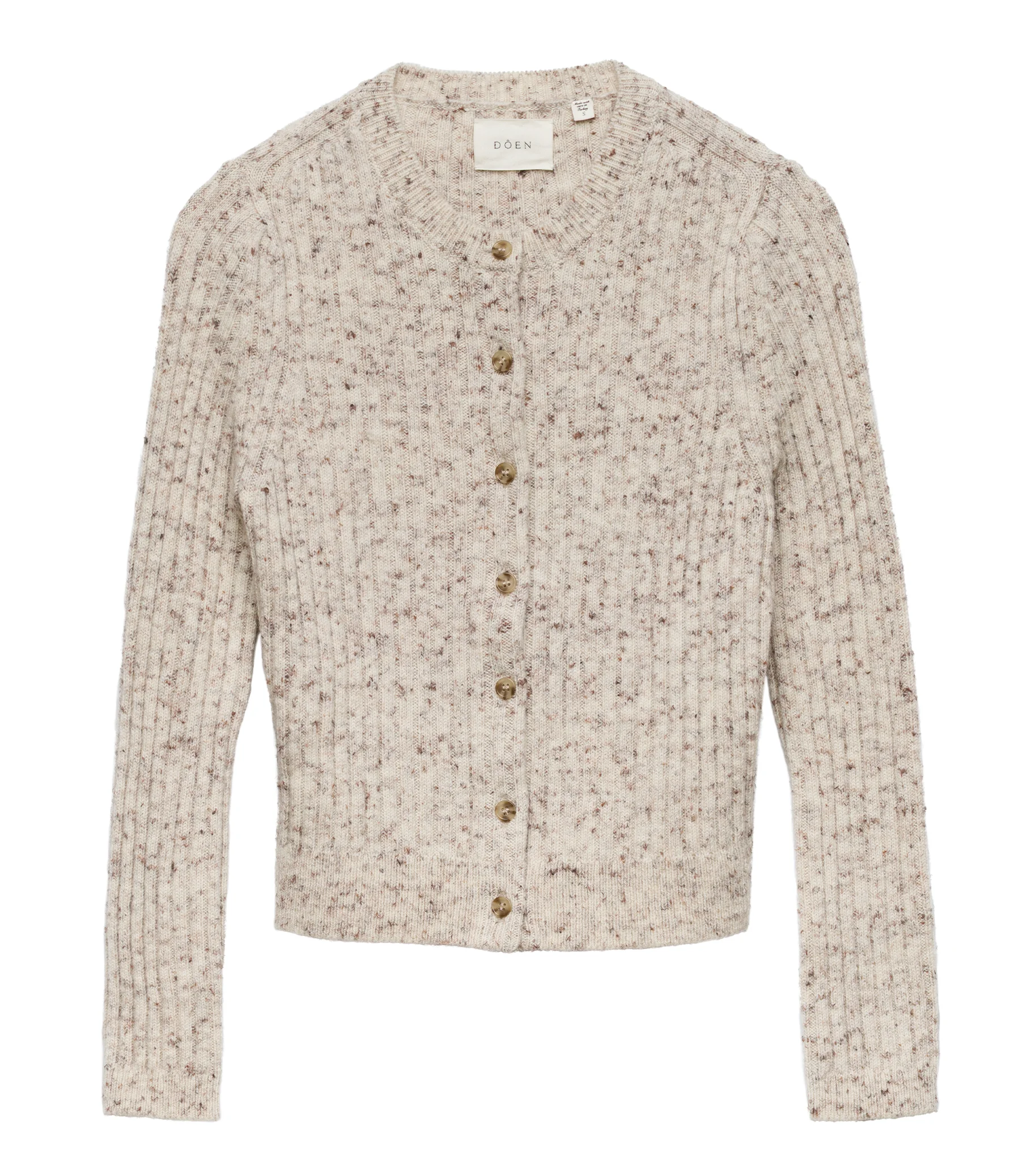 DANAE RIB CARDIGAN - 1