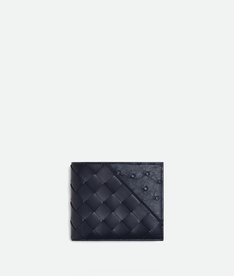 Intrecciato Diagonal Bi-Fold Wallet 1