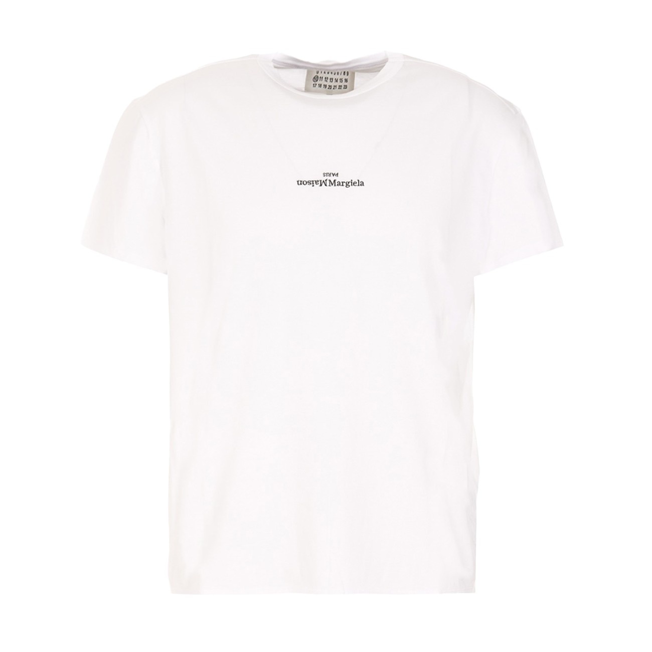 white cotton logo t-shirt - 1