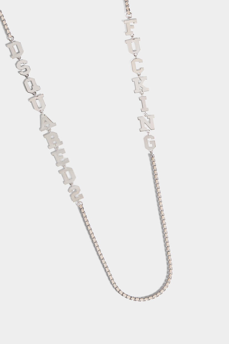 D2 LETTERING NECKLACE - 2