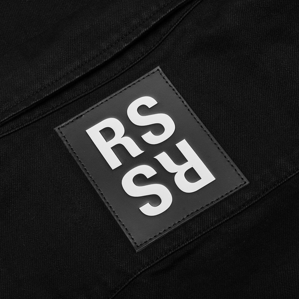 RAF SIMONS BIG FIT DENIM SHIRT - BLACK - 5