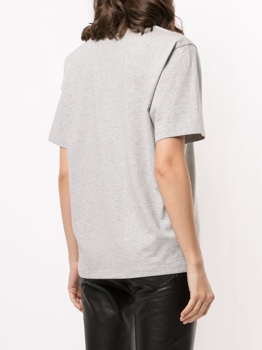 round neck cotton T-shirt - 4