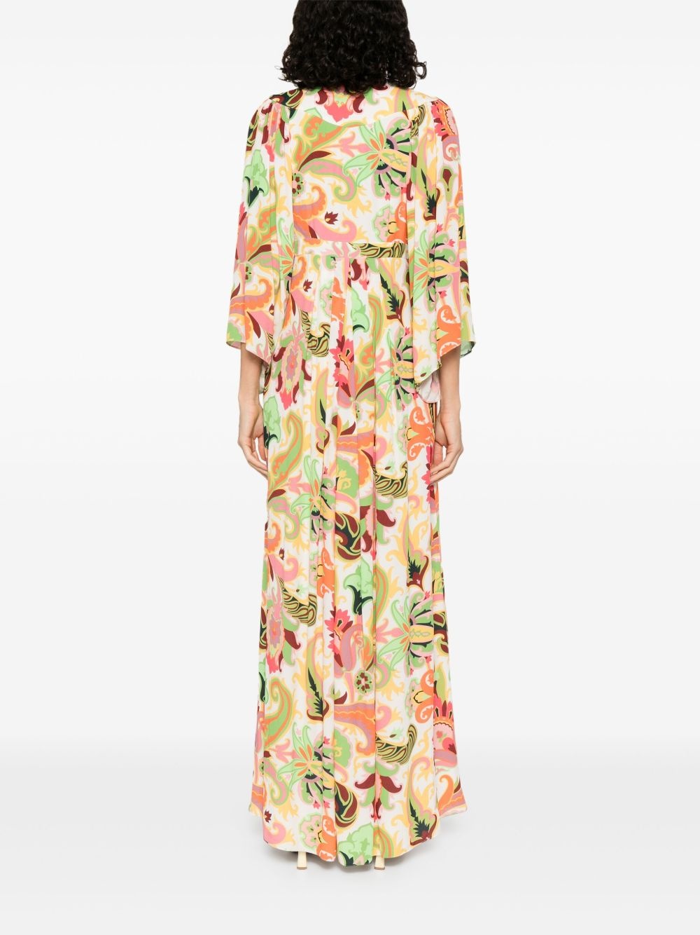 paisley-print maxi dress - 4