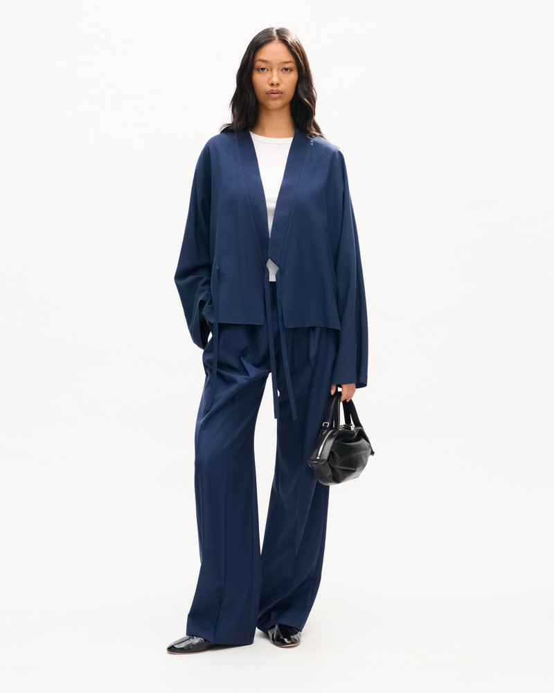 KENZO Elasticated pants in virgin wool outlook