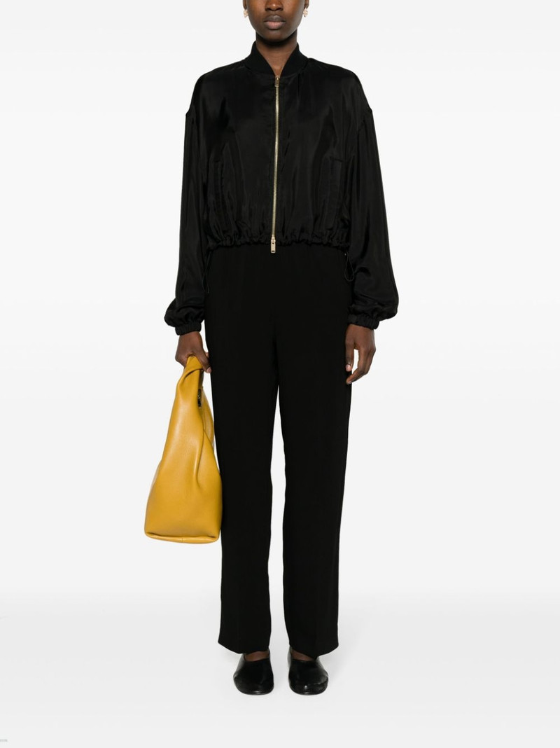 FABIANA FILIPPI zipped satin bomber jacket outlook