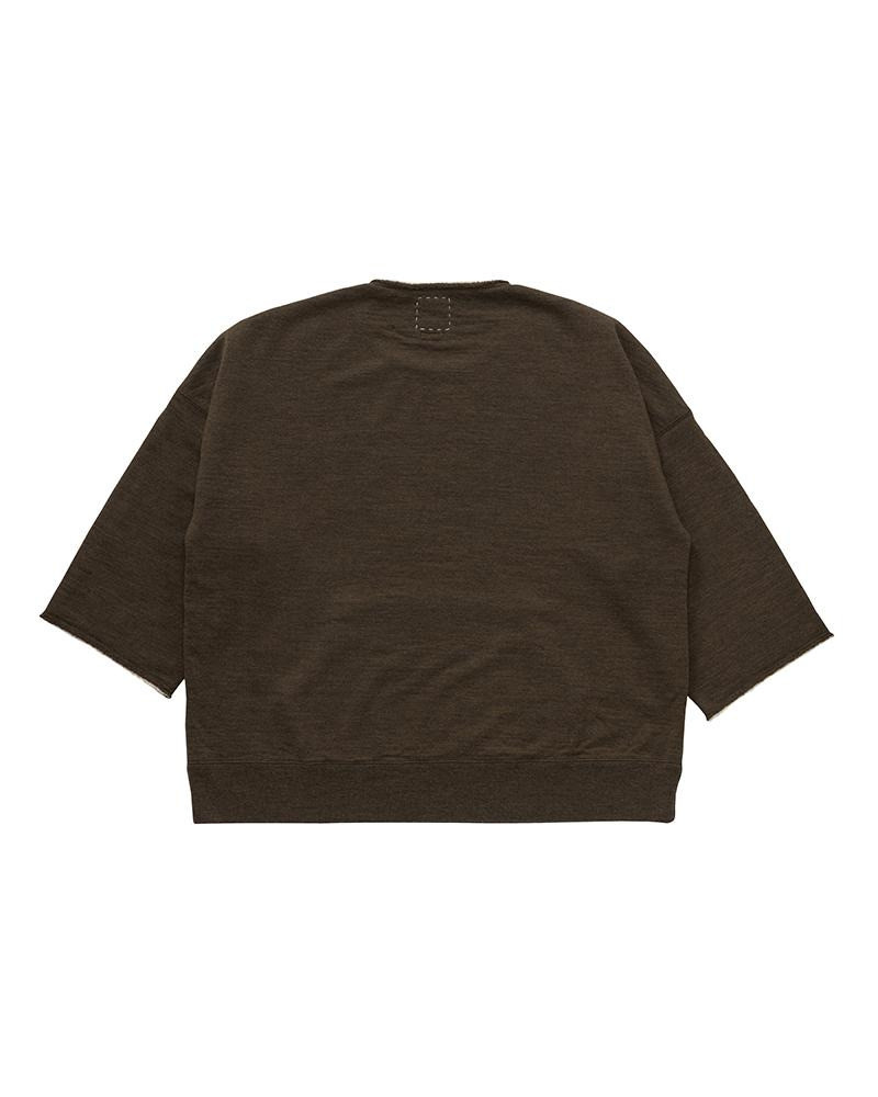 visvim BURROW DUAL SWEAT (SUPERFINE) OLIVE outlook