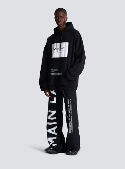 Balmain Main Lab label hoodie outlook