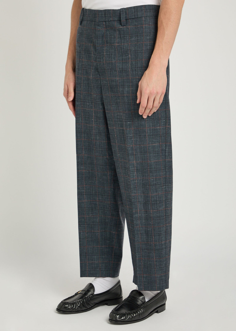 Jil Sander Jil Sander Checked Straight-leg Trousers outlook