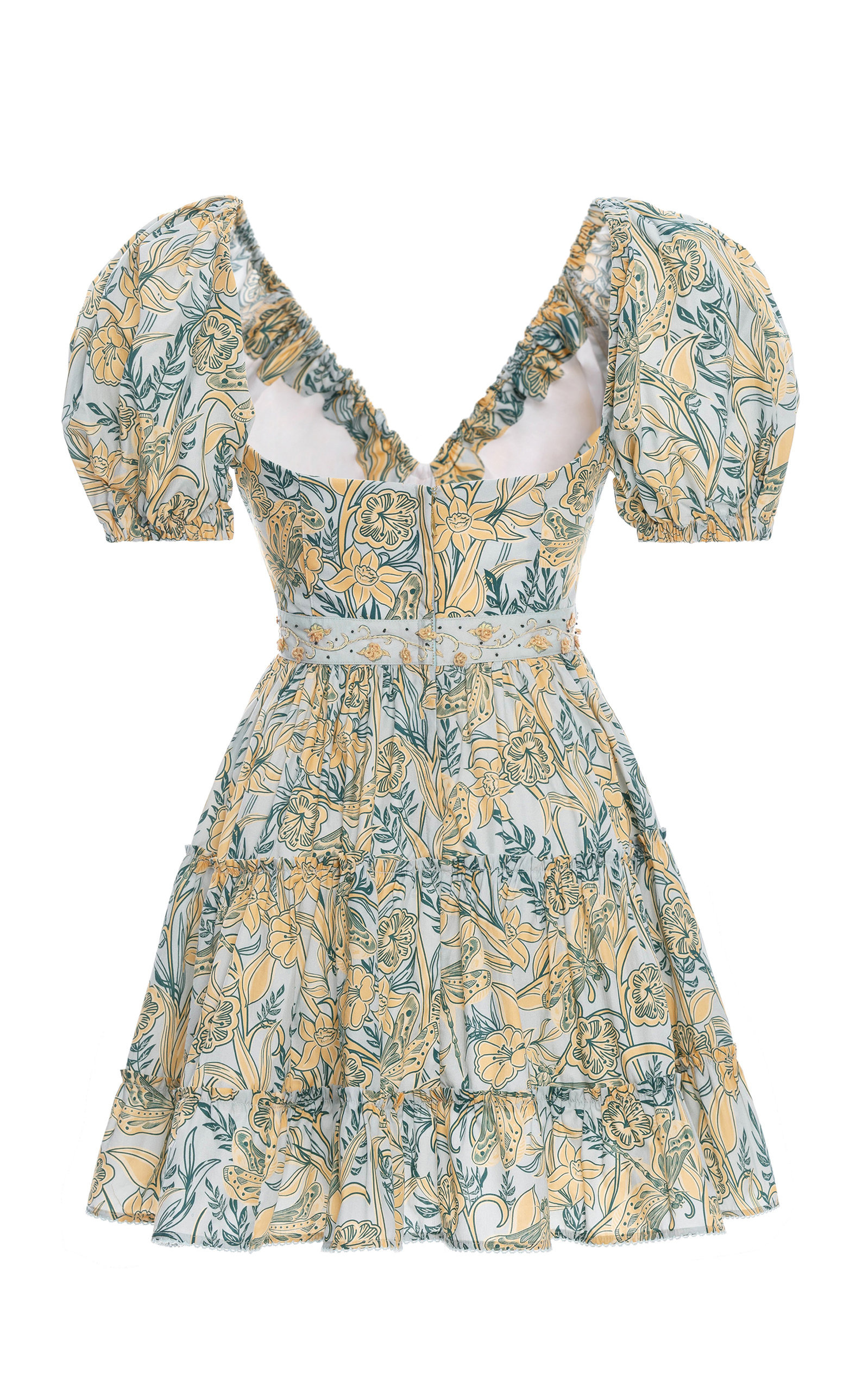 Manzanilla Vuelo Día Cotton Mini Dress blue - 4