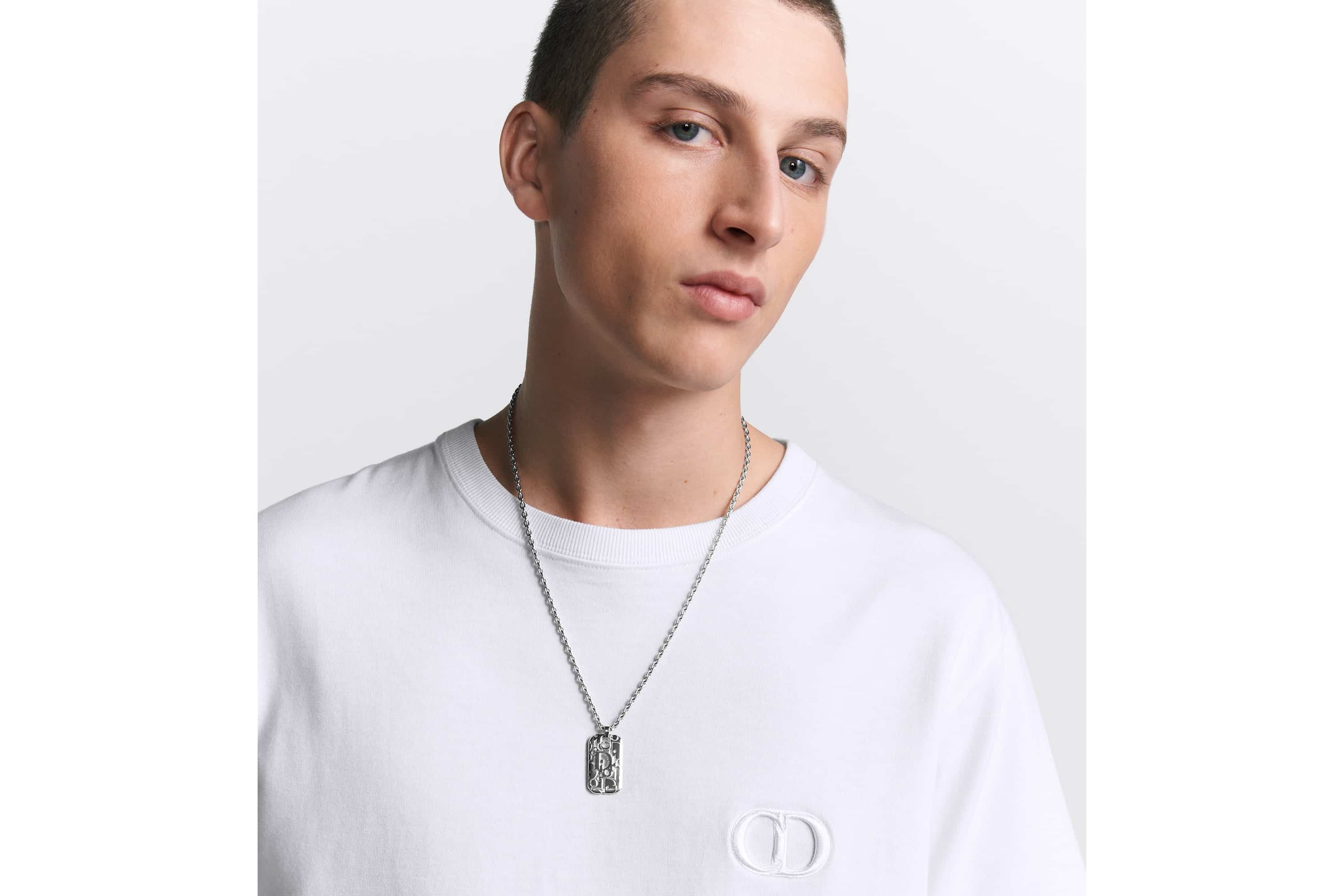 Dior Oblique Plate Pendant Necklace - 2