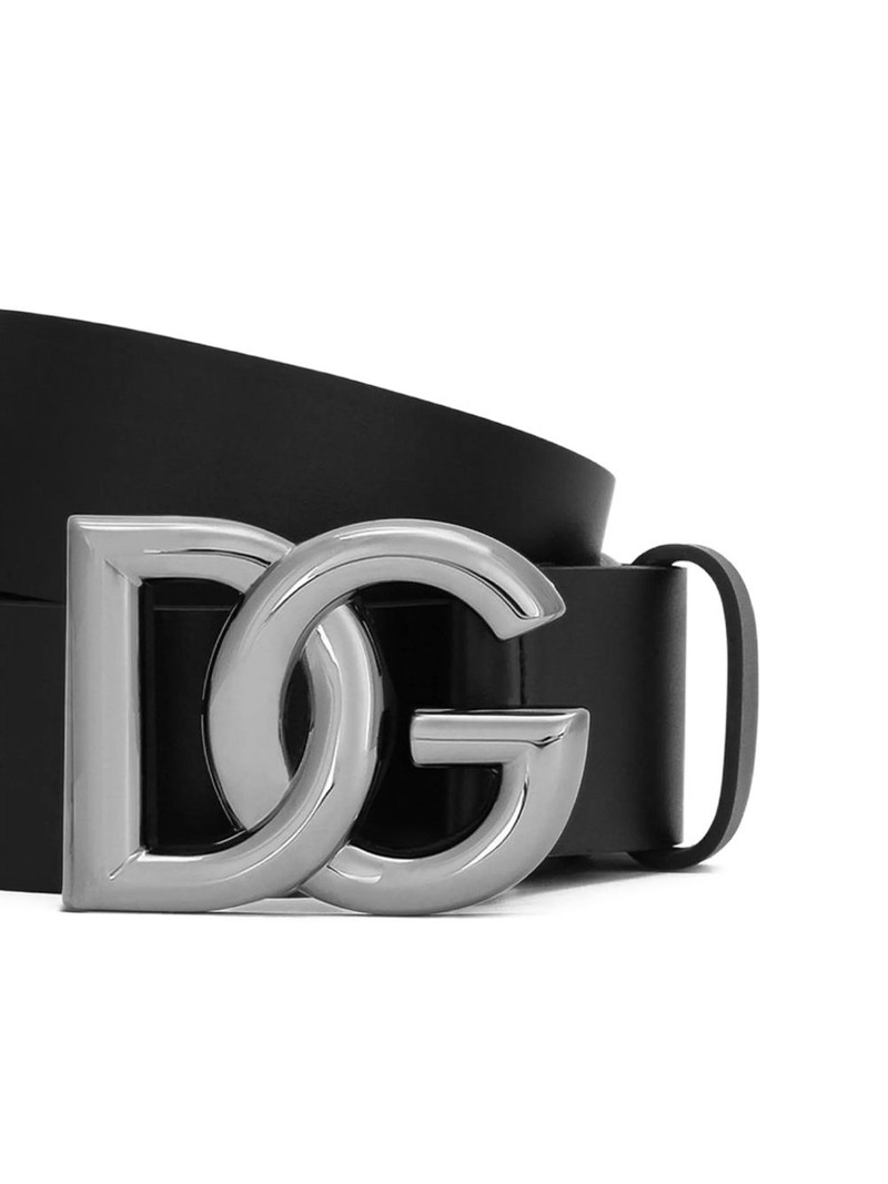 Dolce & Gabbana DG logo leather belt outlook
