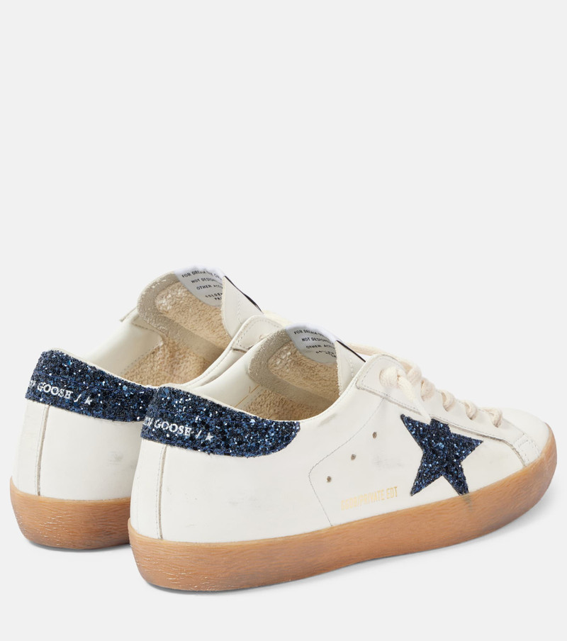 Super-Star glitter leather sneakers 2