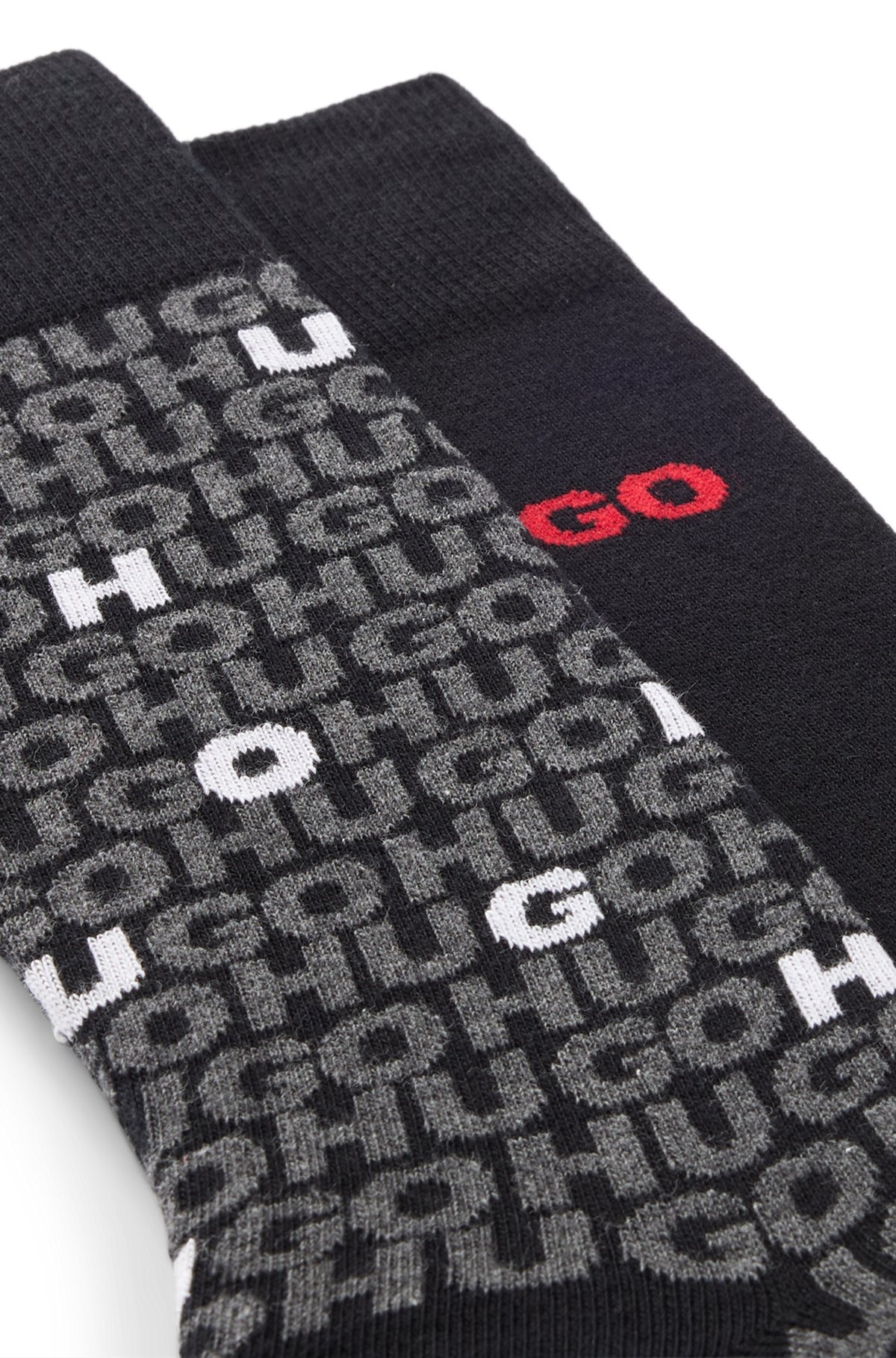 TWO-PACK OF REGULAR-LENGTH SOCKS WITH LOGO DETAILS - 2