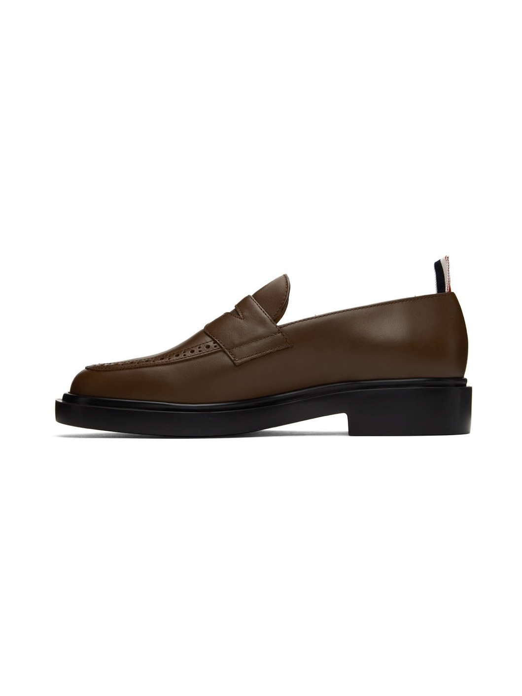 Brown Penny Loafers - 3