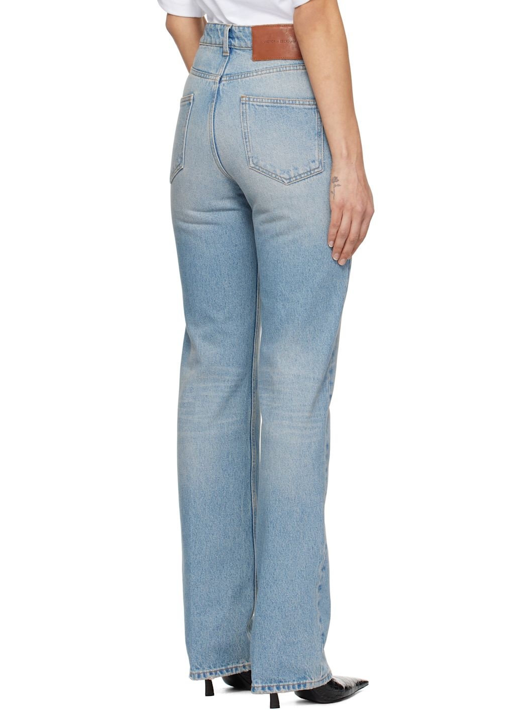 Blue Julia High Waisted Jeans - 3