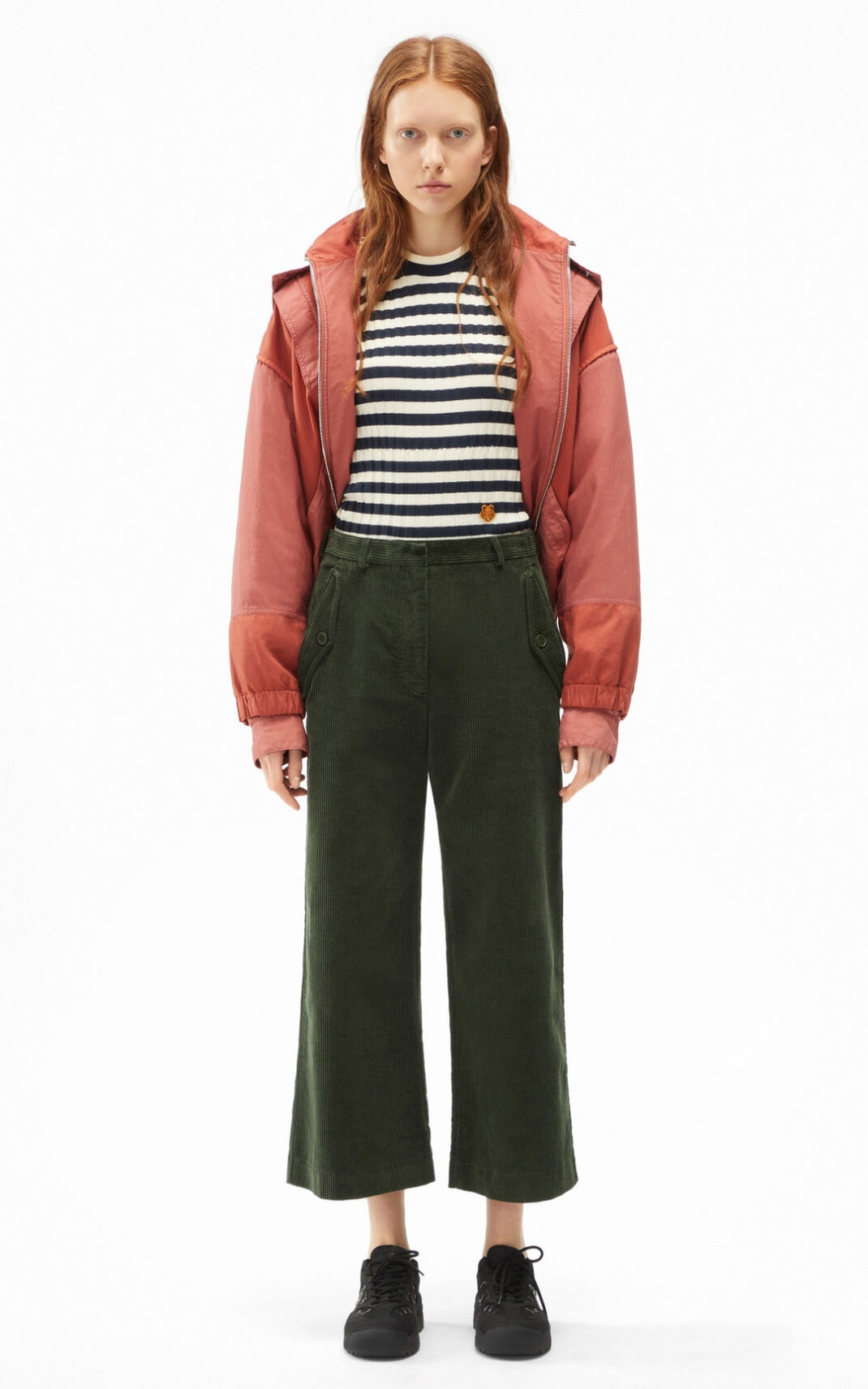 Flared corduroy trousers - 2