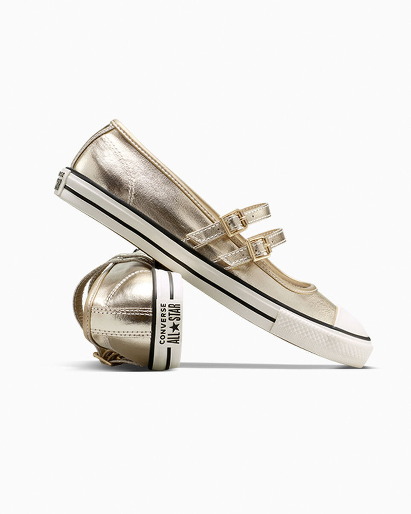 Chuck Taylor All Star Dainty Mary Jane Metallic Canvas 7