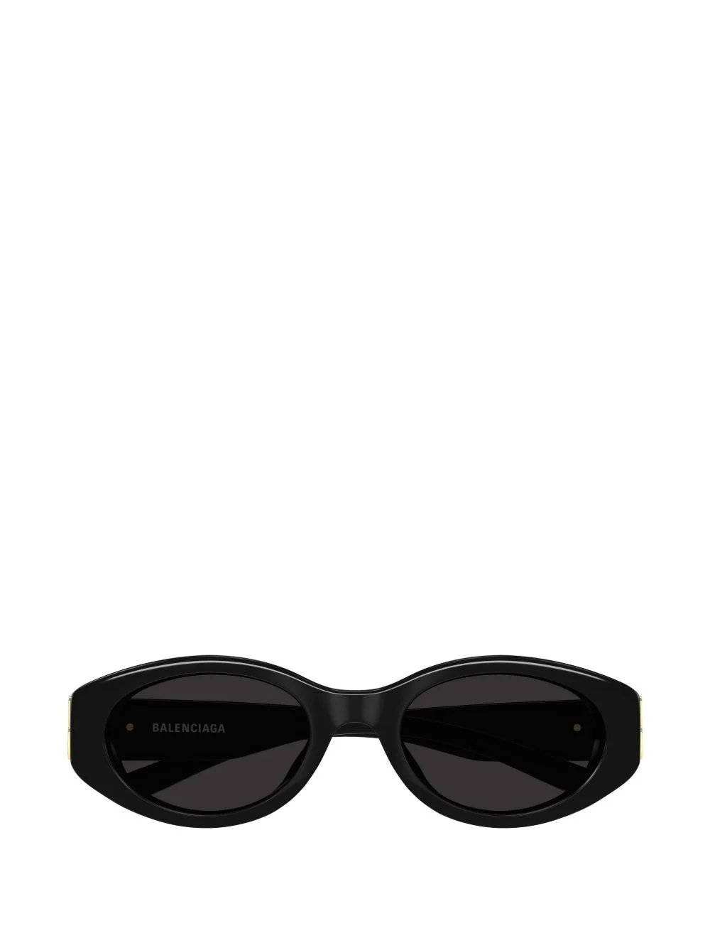 BB logo-plaque oval-frame sunglasses - 1