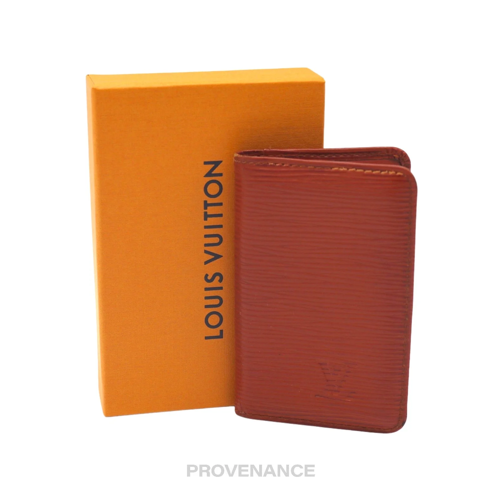 Louis Vuitton Pocket Organizer Wallet - Fawn Epi Leather - 1