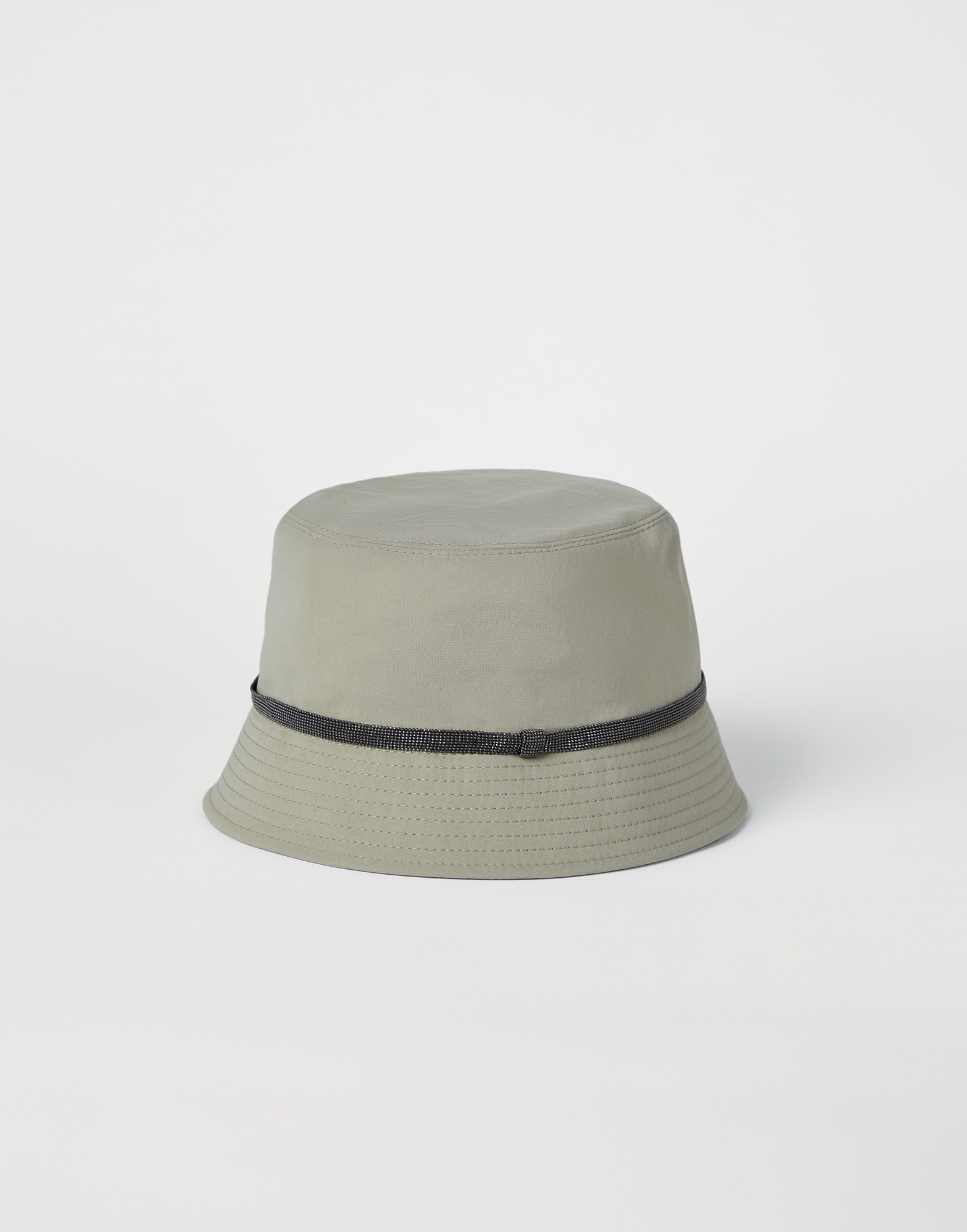 Techno canvas bucket hat with shiny band - 1