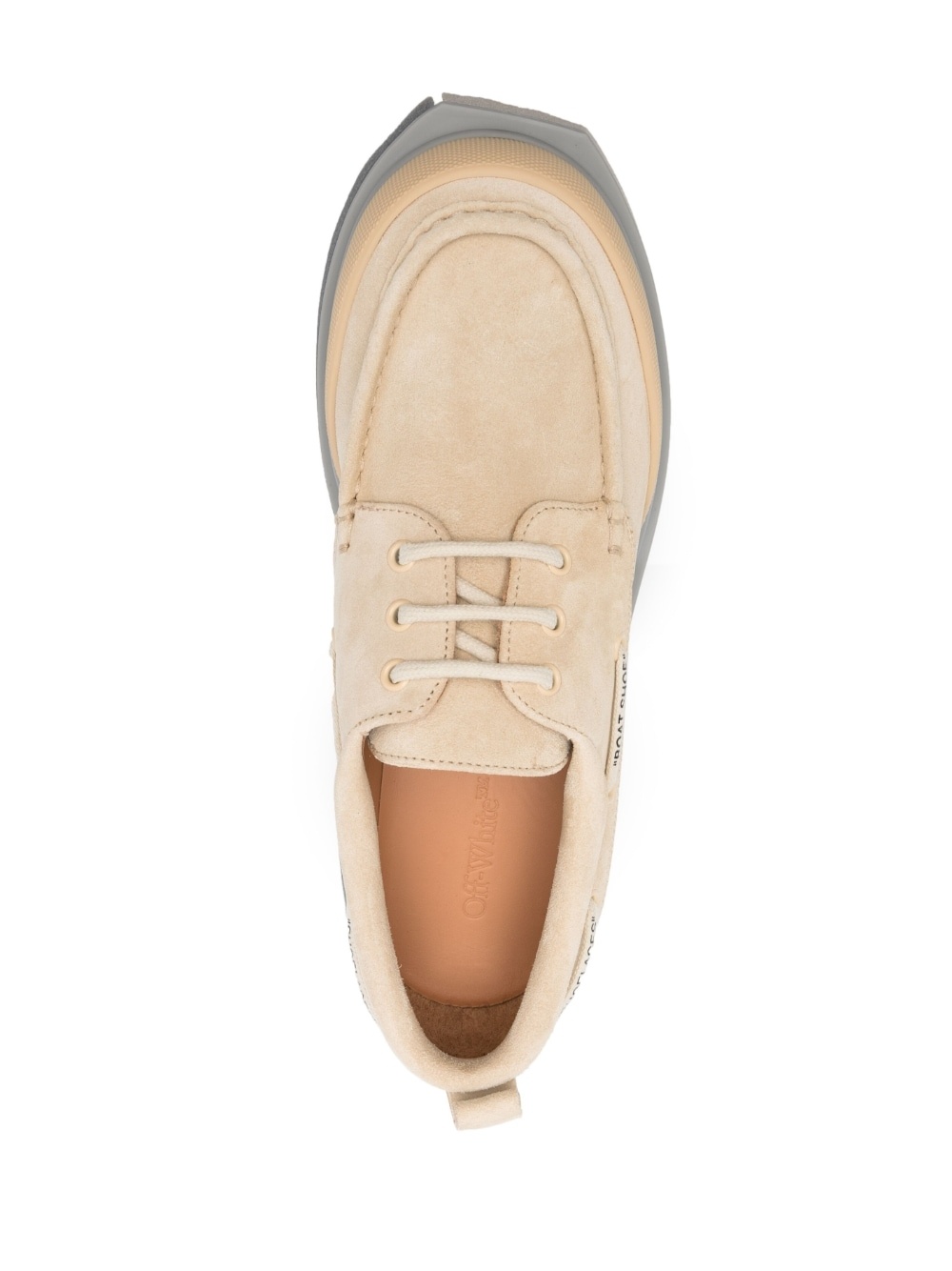 lace-up chunky loafers - 4