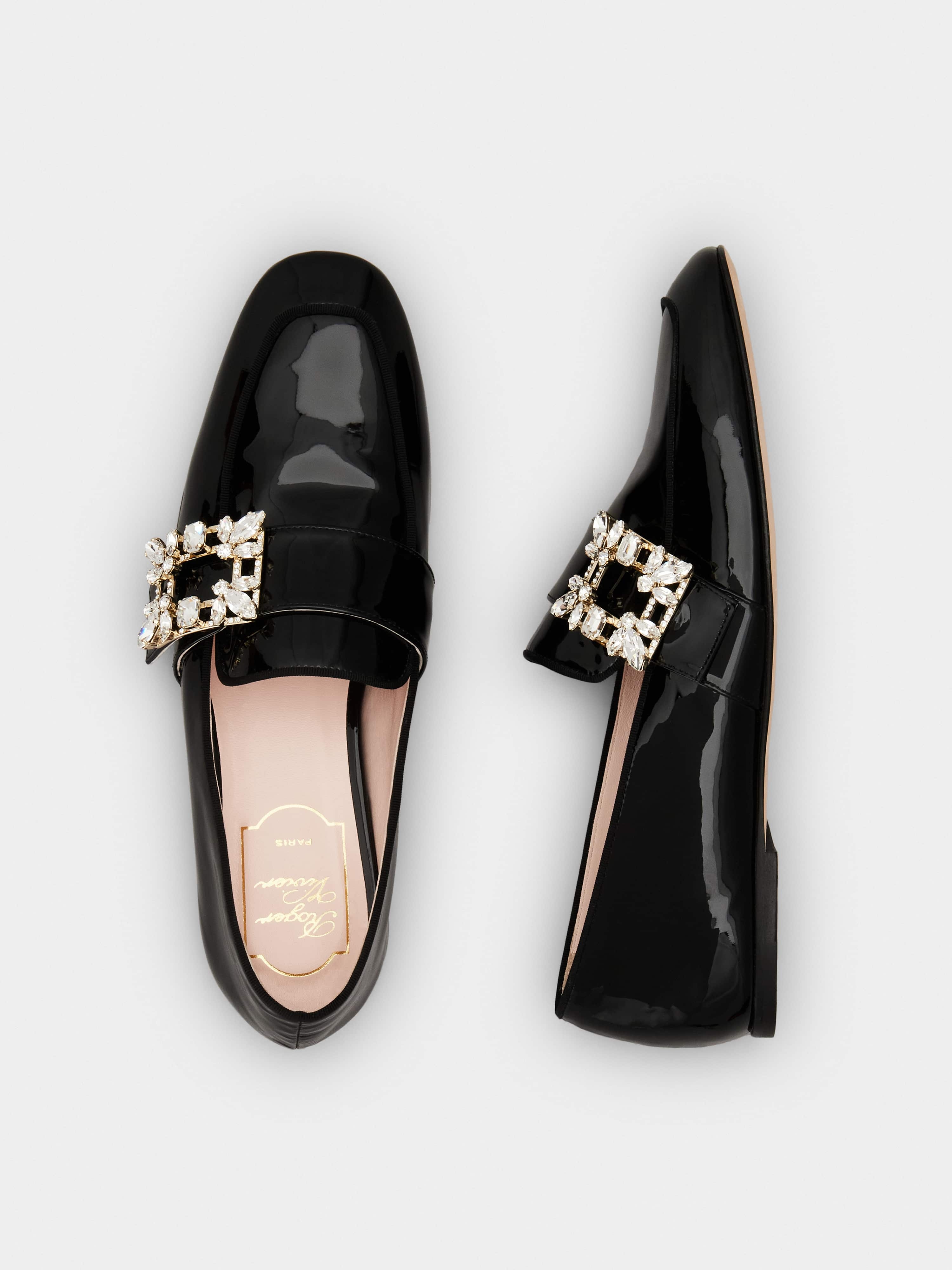Mini Broche Vivier Buckle Loafers in Patent Leather - 4