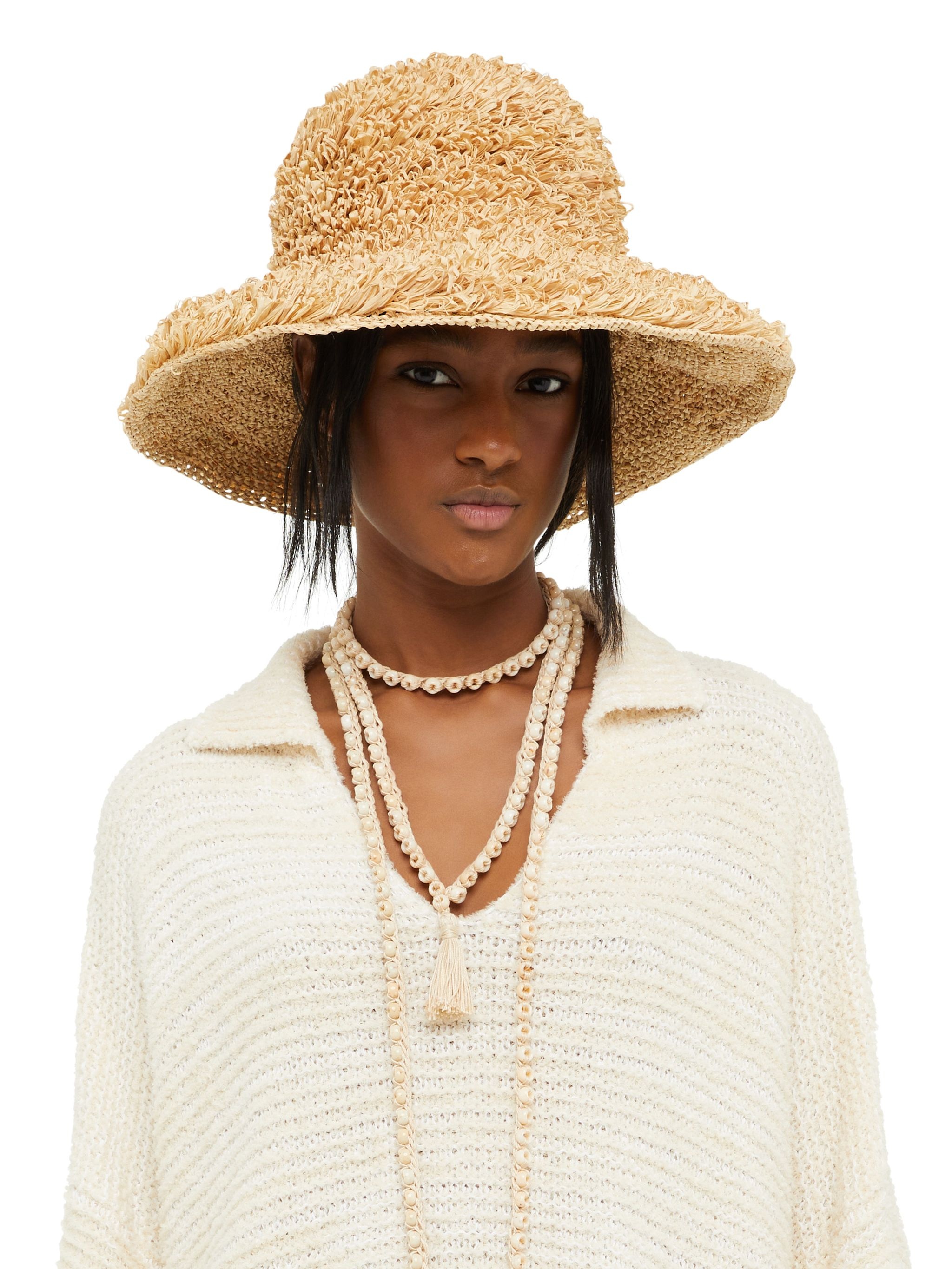 A Love Letter To India Raffia Hat - 4