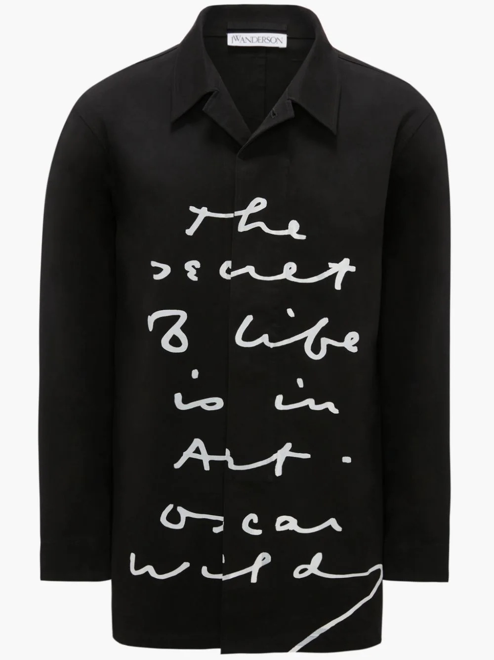 OSCAR WILDE CAPSULE: QUOTE PRINT RELAXED FIT OVERSHIRT - 1