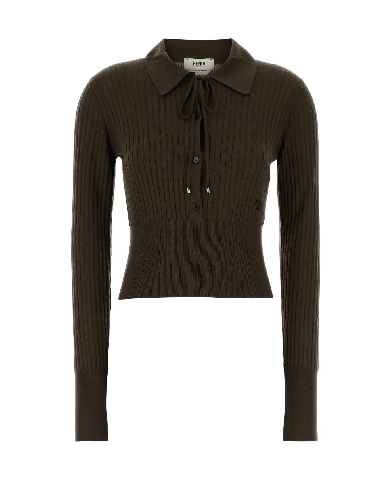 Mud Stretch Wool Polo Shirt - 1